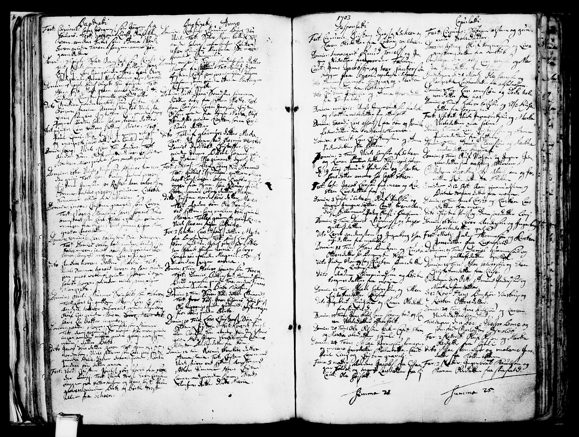 Gjerpen kirkebøker, SAKO/A-265/F/Fa/L0001: Parish register (official) no. I 1, 1681-1746