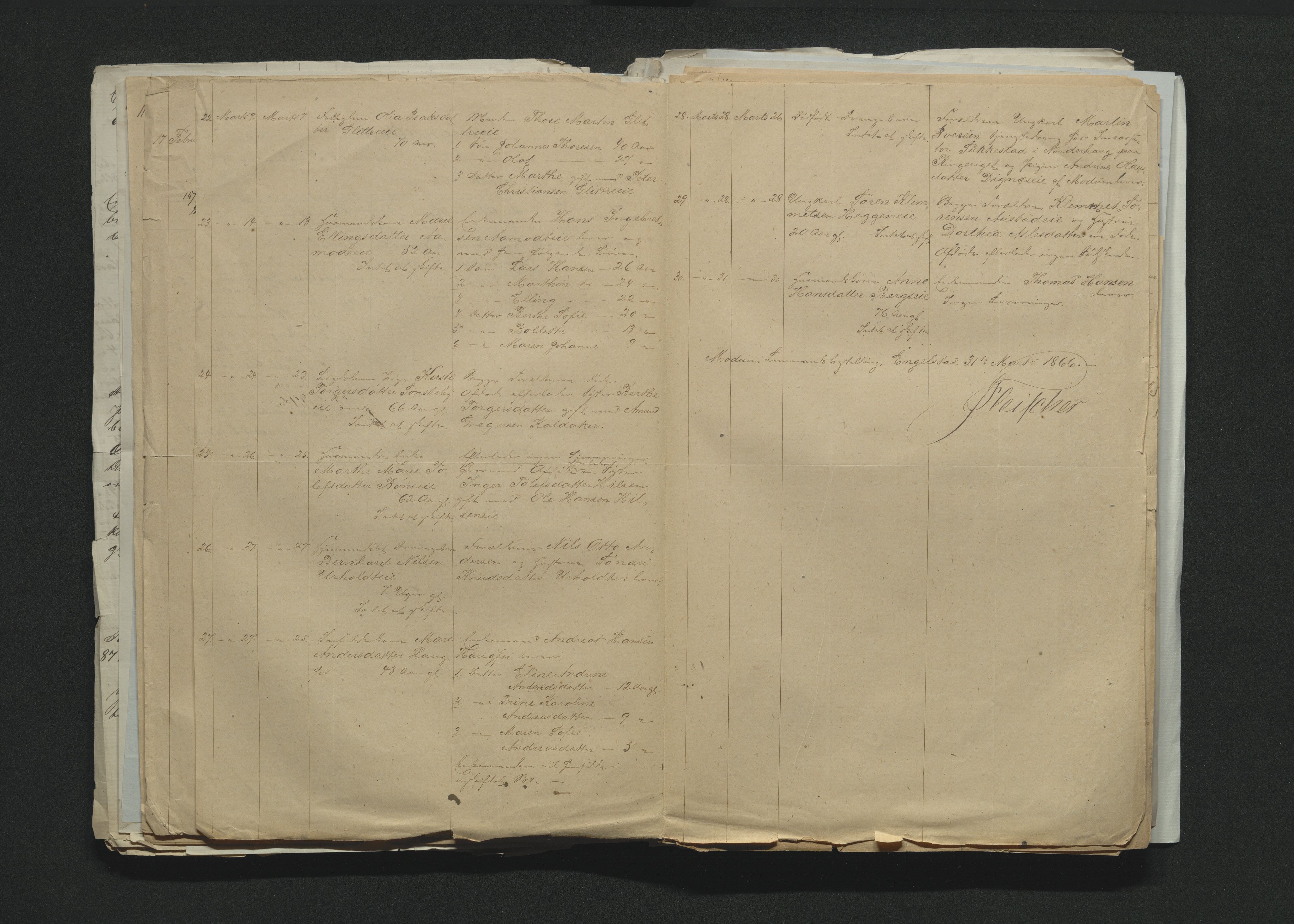 Eiker, Modum og Sigdal sorenskriveri, AV/SAKO-A-123/H/Ha/Hab/L0012: Dødsfallsmeldinger, 1866-1869, p. 56