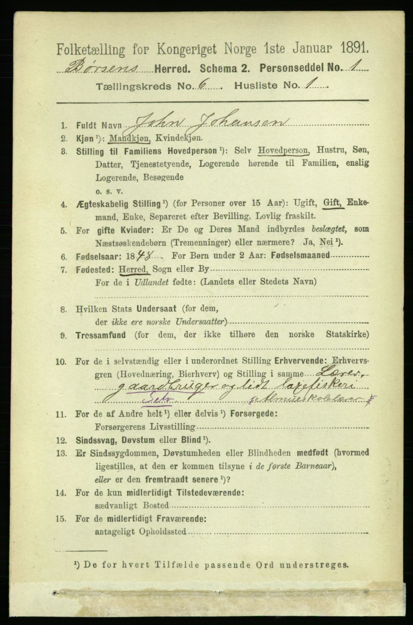 RA, 1891 census for 1658 Børsa, 1891, p. 2367