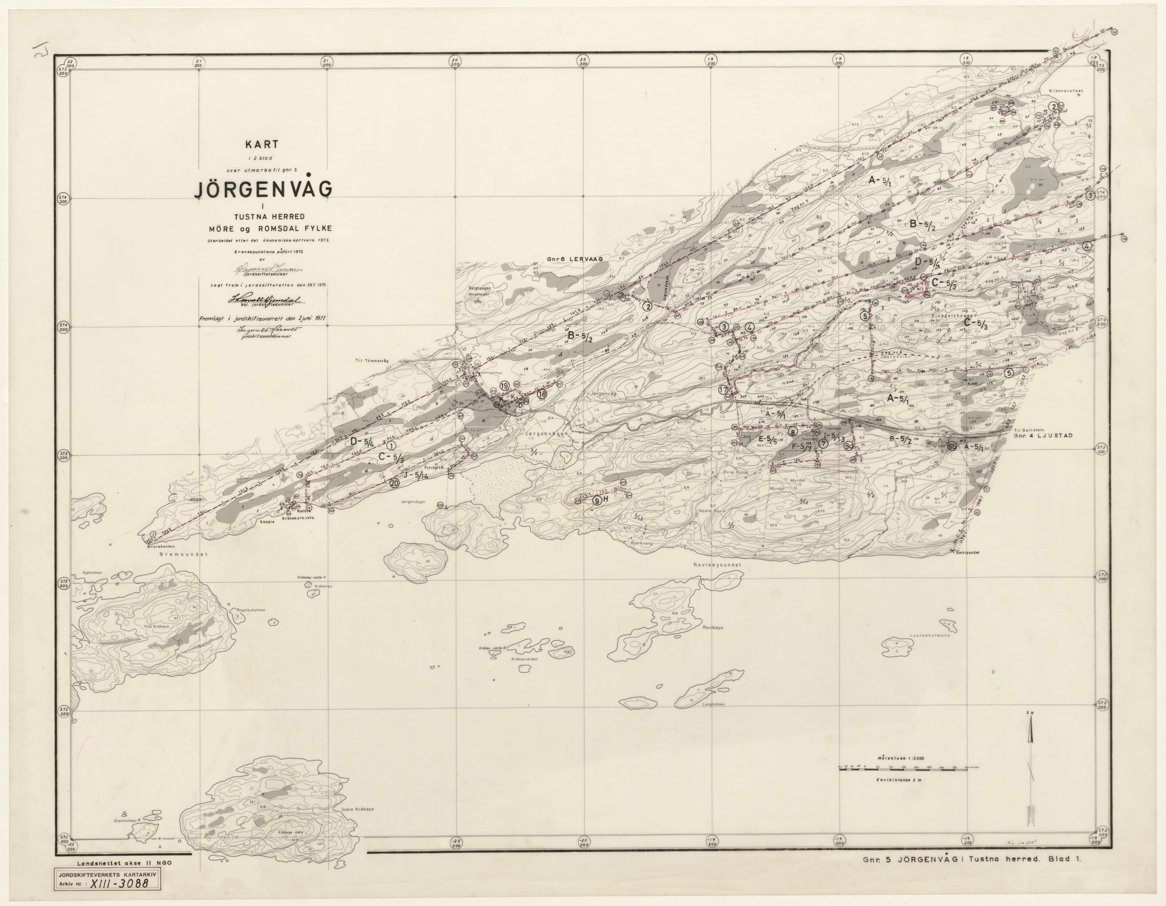 Jordskifteverkets kartarkiv, RA/S-3929/T, 1859-1988, p. 3896