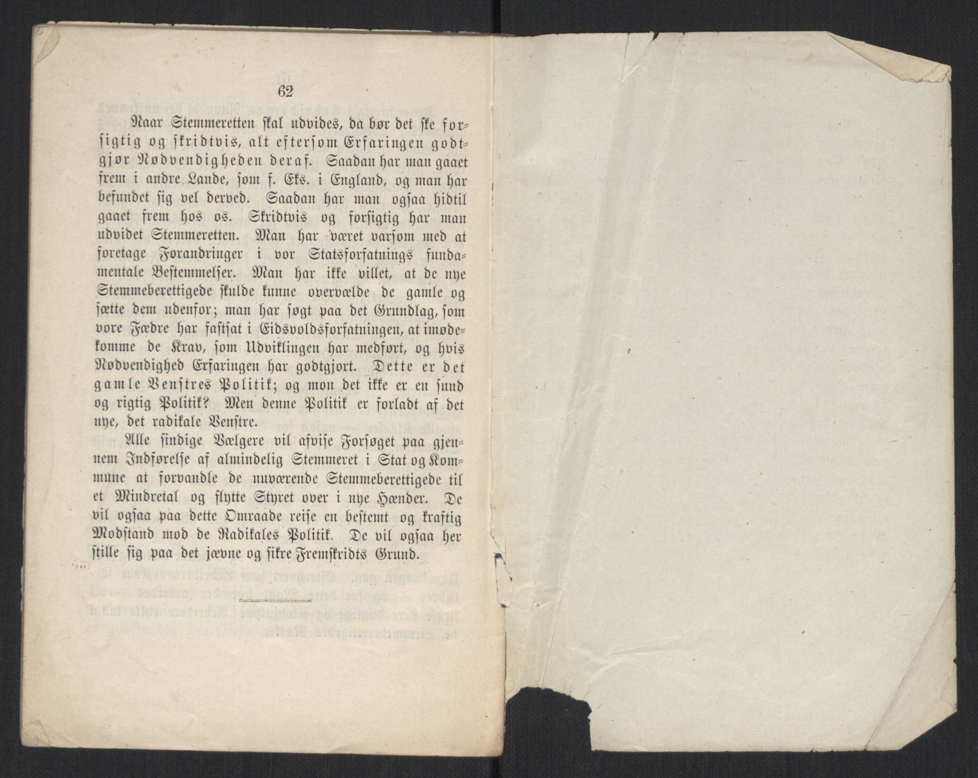 Venstres Hovedorganisasjon, RA/PA-0876/X/L0001: De eldste skrifter, 1860-1936, p. 531