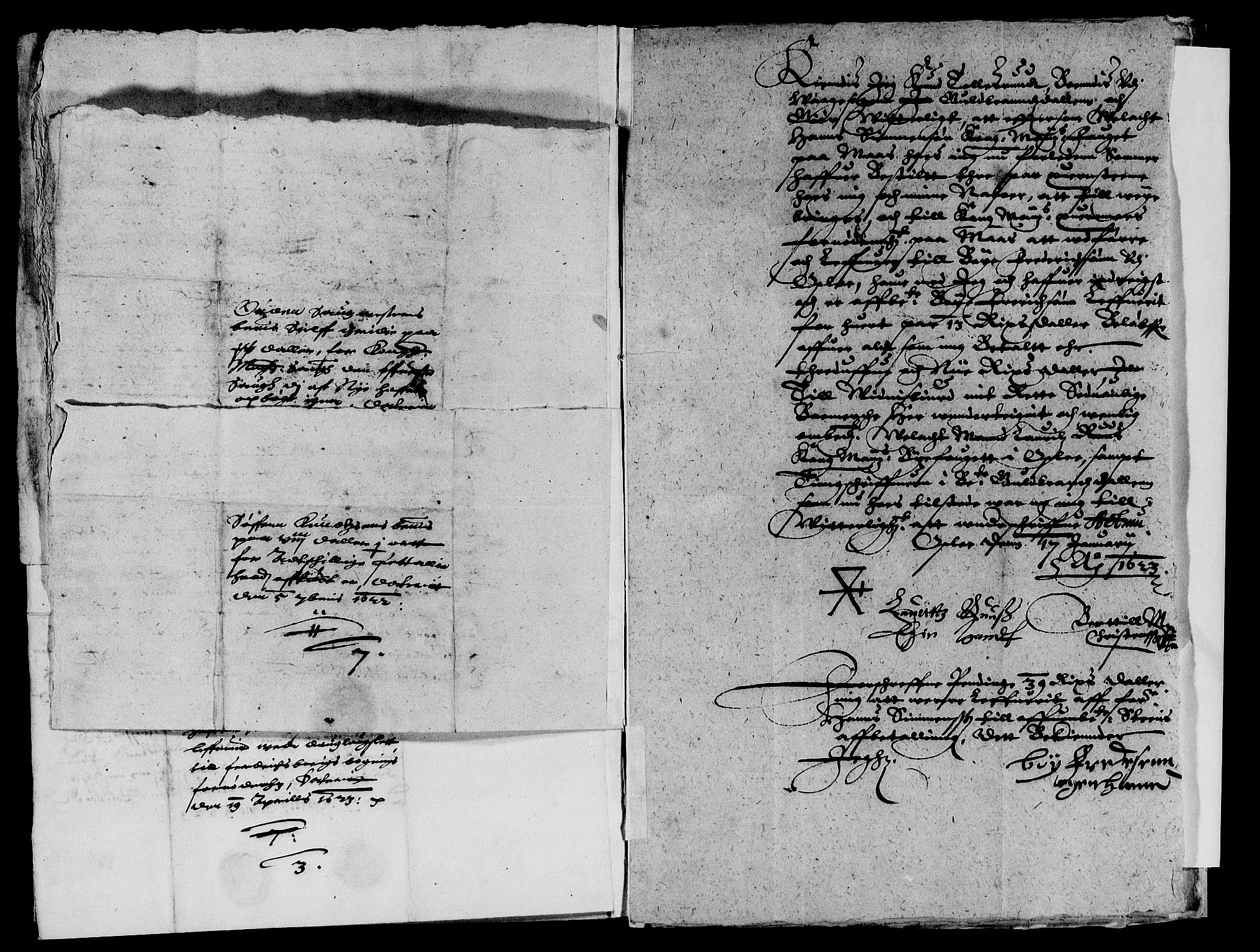 Rentekammeret inntil 1814, Reviderte regnskaper, Lensregnskaper, AV/RA-EA-5023/R/Rb/Rba/L0061: Akershus len, 1622-1623