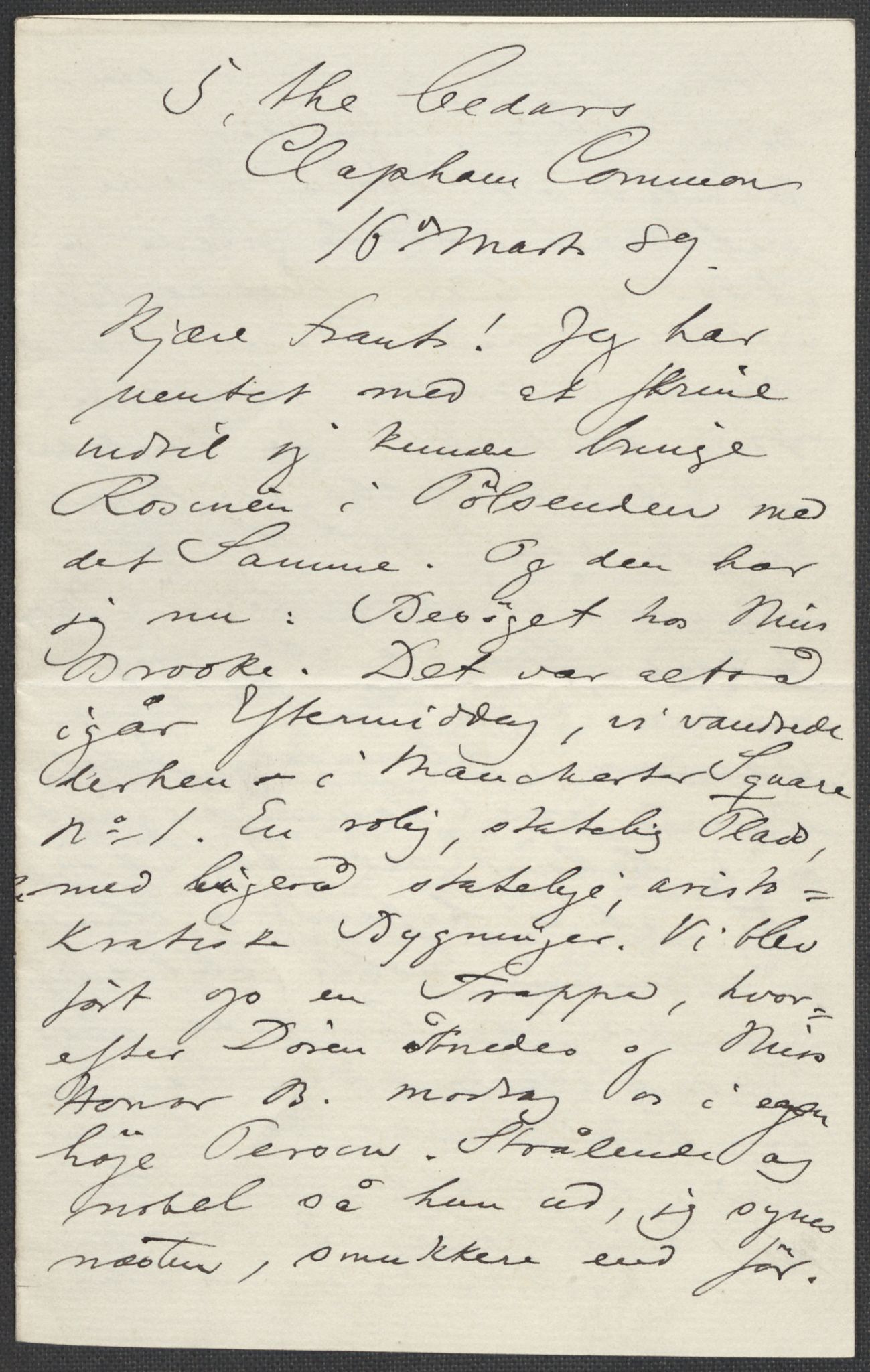 Beyer, Frants, AV/RA-PA-0132/F/L0001: Brev fra Edvard Grieg til Frantz Beyer og "En del optegnelser som kan tjene til kommentar til brevene" av Marie Beyer, 1872-1907, p. 298