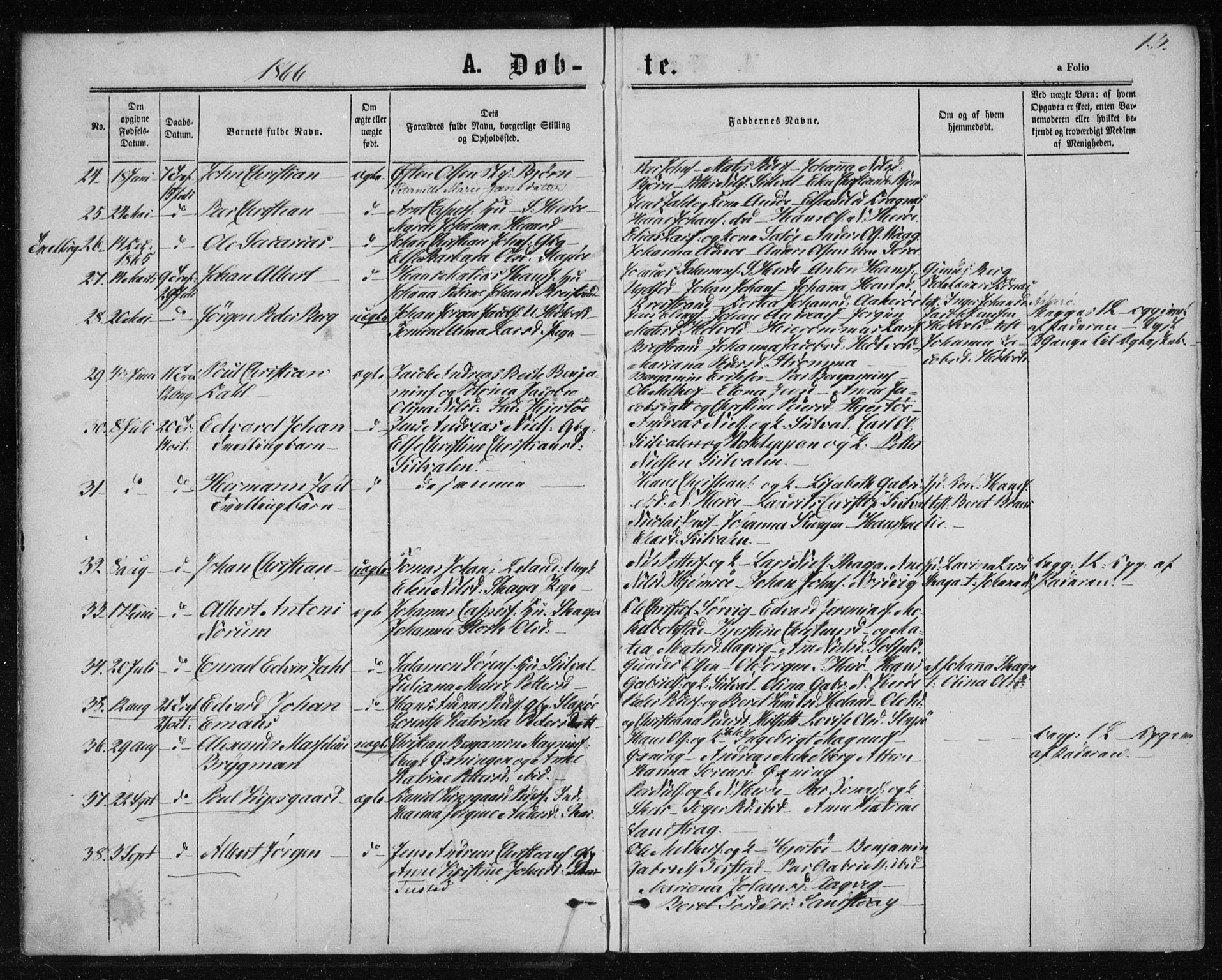 Ministerialprotokoller, klokkerbøker og fødselsregistre - Nordland, AV/SAT-A-1459/834/L0505: Parish register (official) no. 834A03, 1862-1871, p. 13