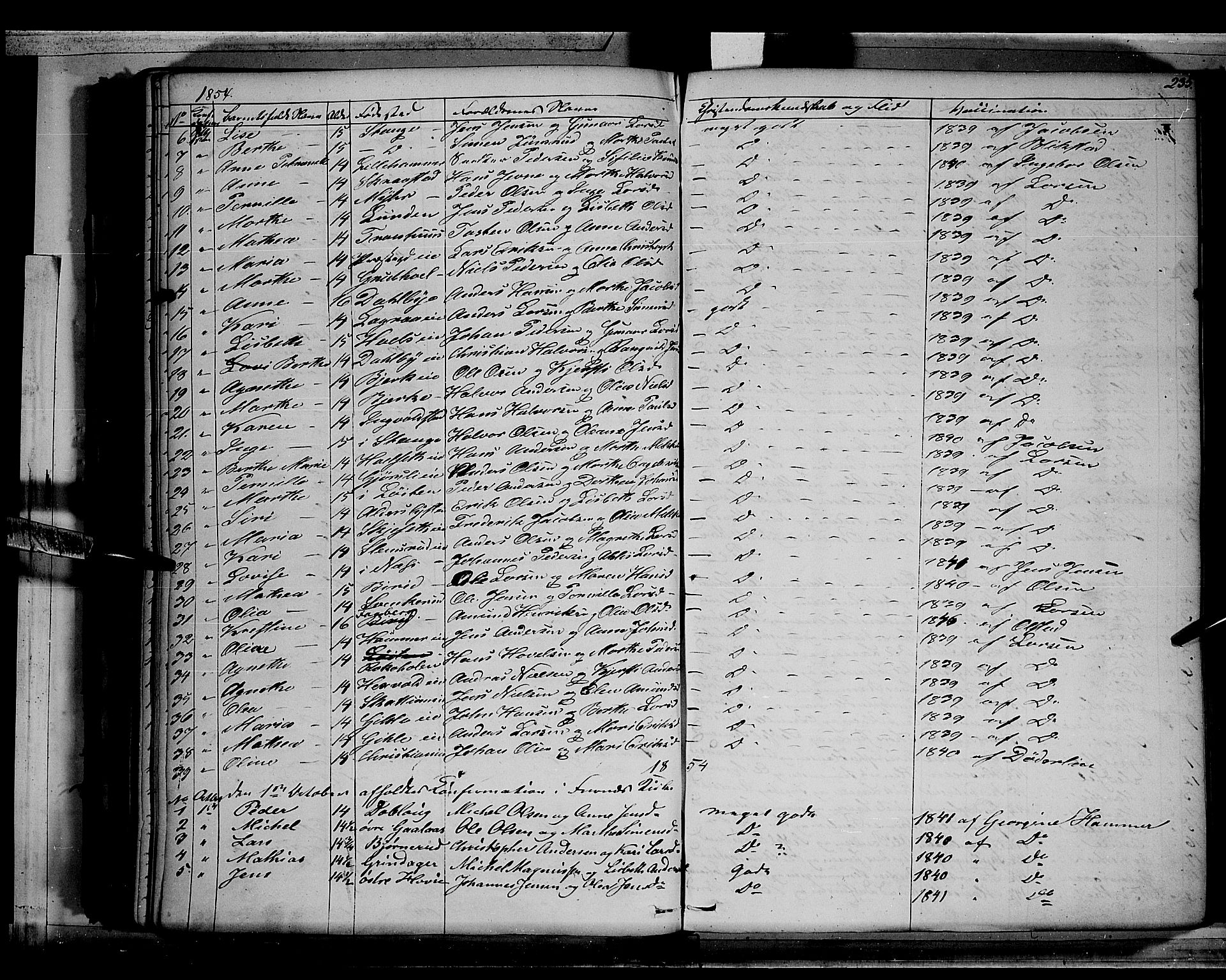 Vang prestekontor, Hedmark, AV/SAH-PREST-008/H/Ha/Haa/L0010: Parish register (official) no. 10, 1841-1855, p. 235