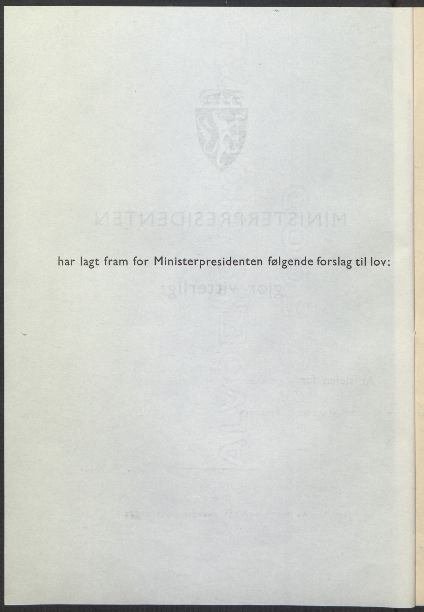 NS-administrasjonen 1940-1945 (Statsrådsekretariatet, de kommisariske statsråder mm), AV/RA-S-4279/D/Db/L0100: Lover, 1944, p. 47