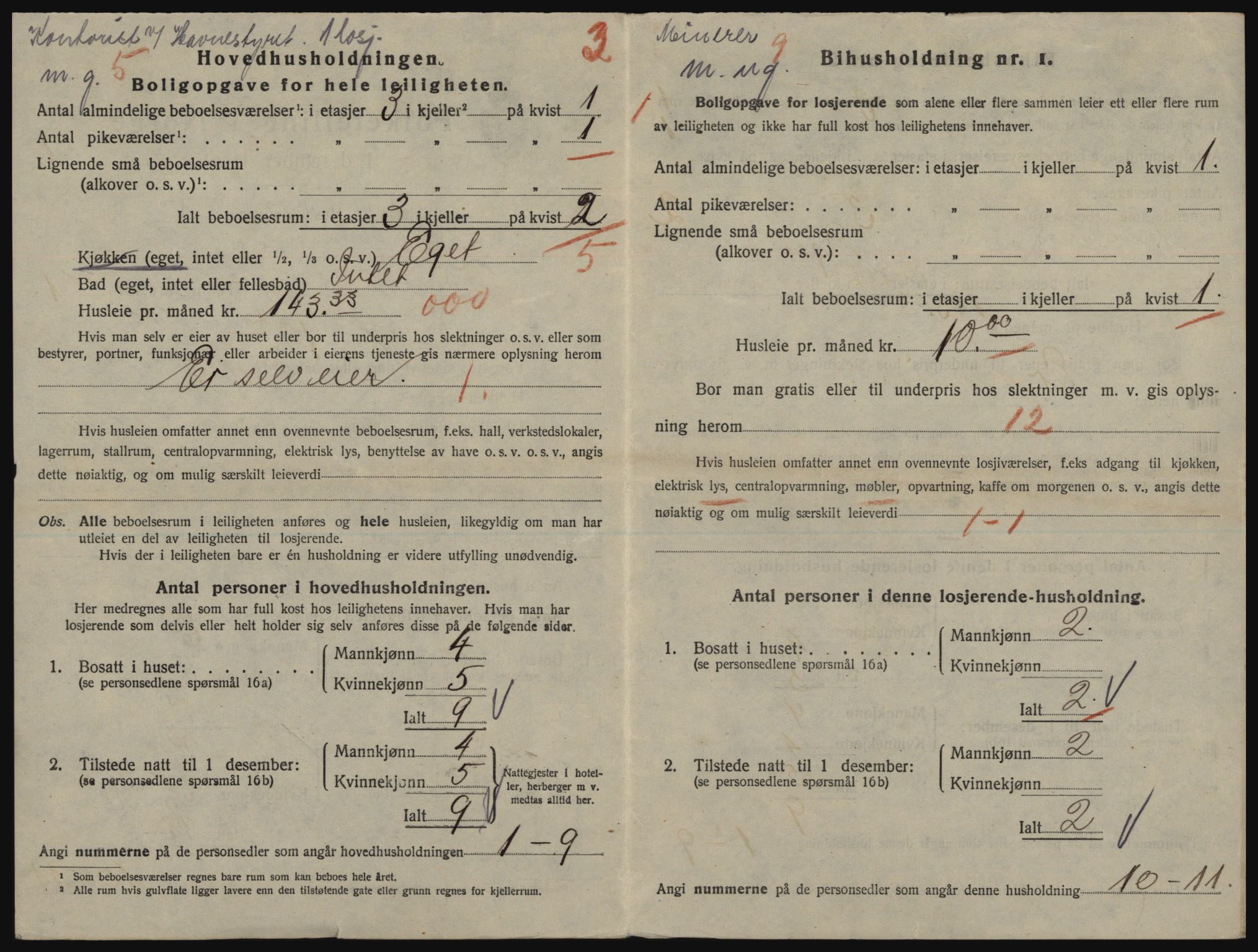 SATØ, 1920 census for Tromsø, 1920, p. 4444