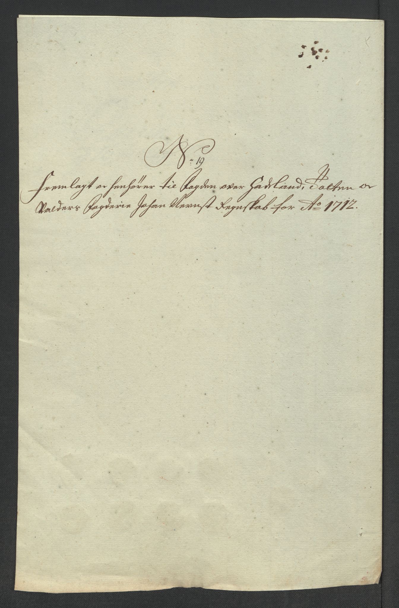 Rentekammeret inntil 1814, Reviderte regnskaper, Fogderegnskap, RA/EA-4092/R18/L1309: Fogderegnskap Hadeland, Toten og Valdres, 1712, p. 418