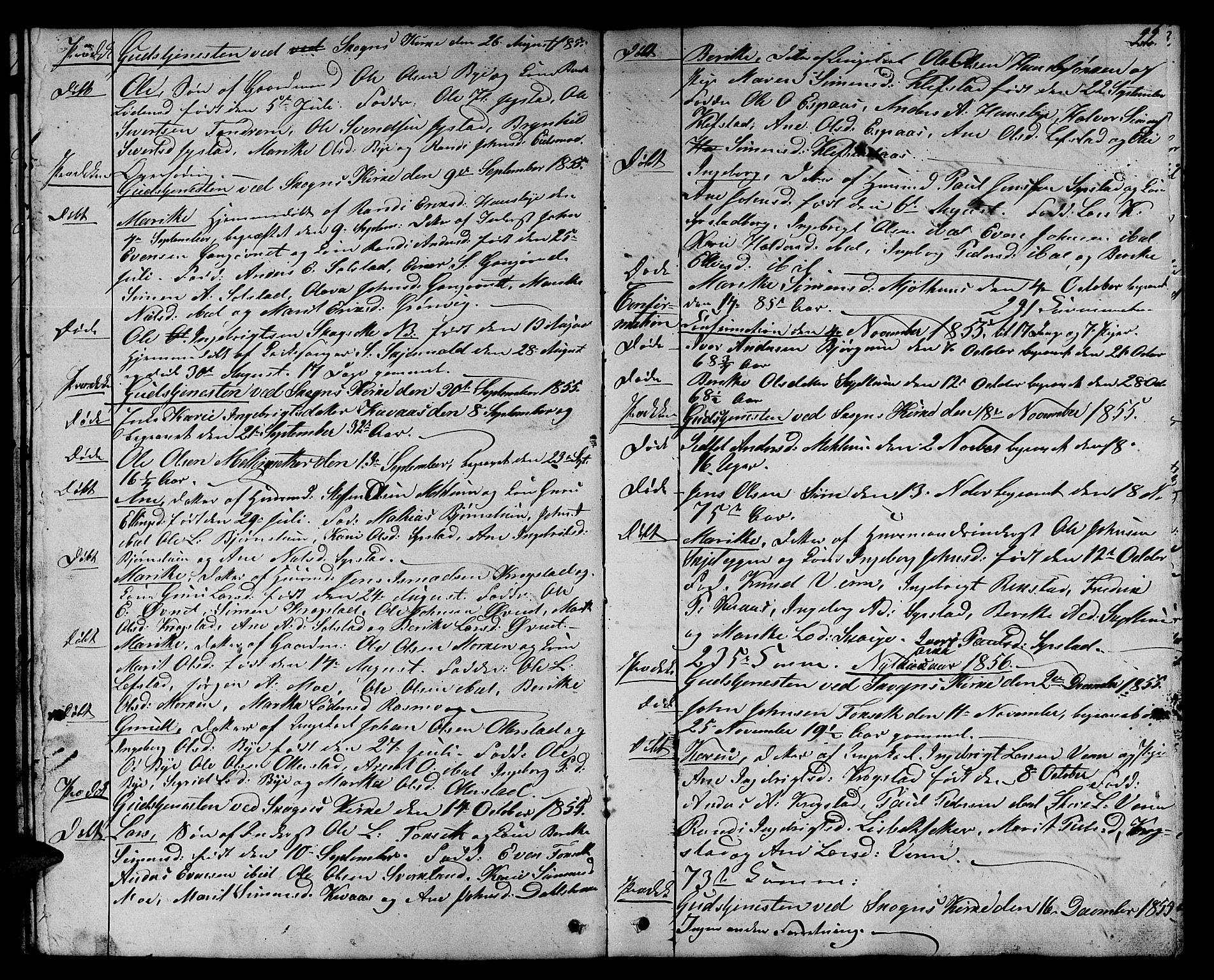 Ministerialprotokoller, klokkerbøker og fødselsregistre - Sør-Trøndelag, SAT/A-1456/667/L0797: Parish register (copy) no. 667C02, 1849-1867, p. 22