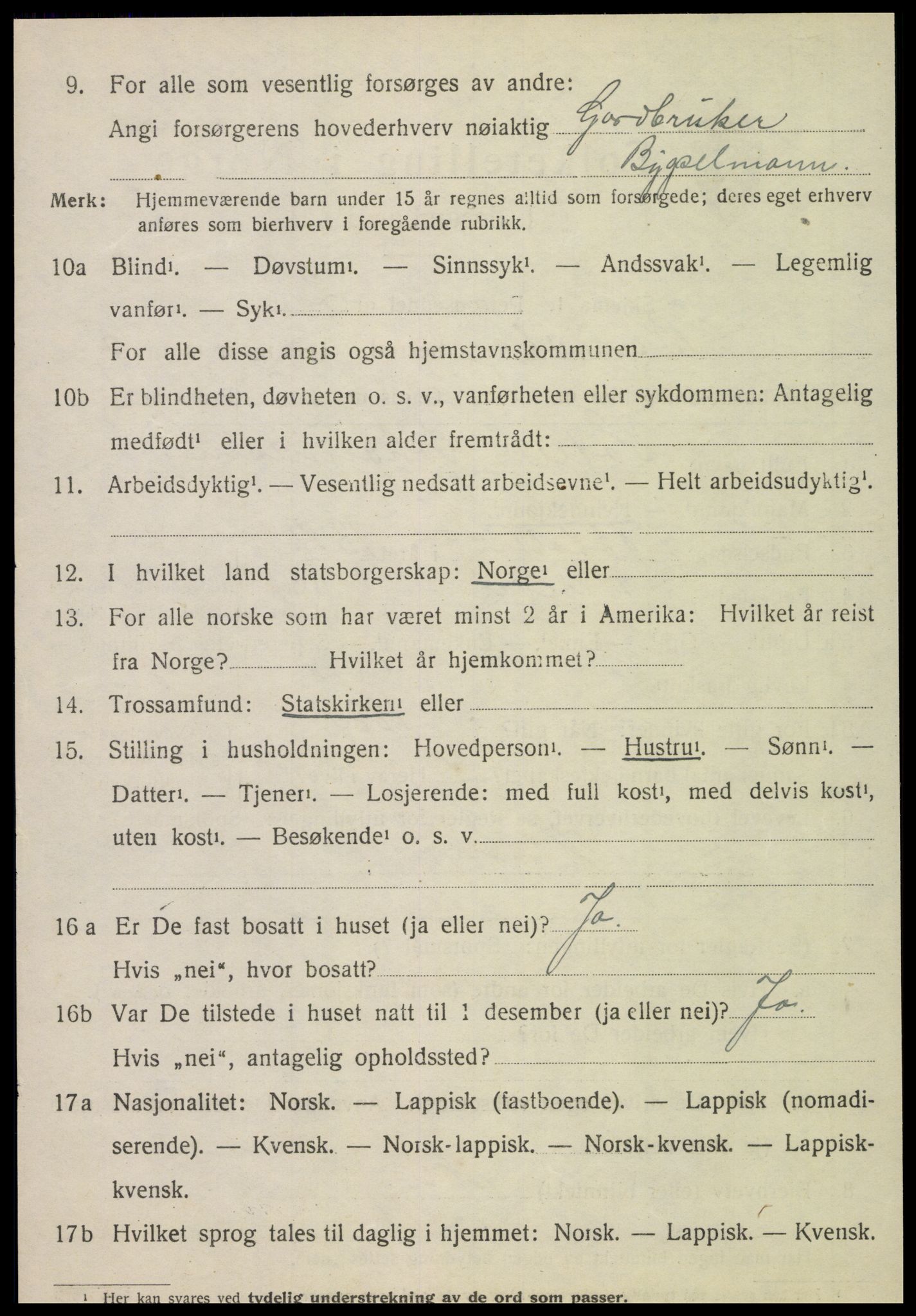 SAT, 1920 census for Bindal, 1920, p. 3828