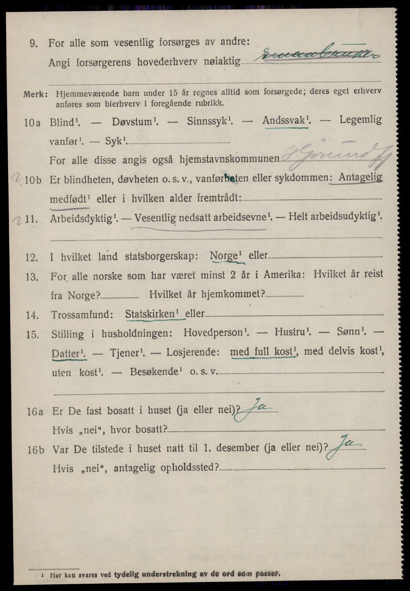 SAT, 1920 census for Hjørundfjord, 1920, p. 632