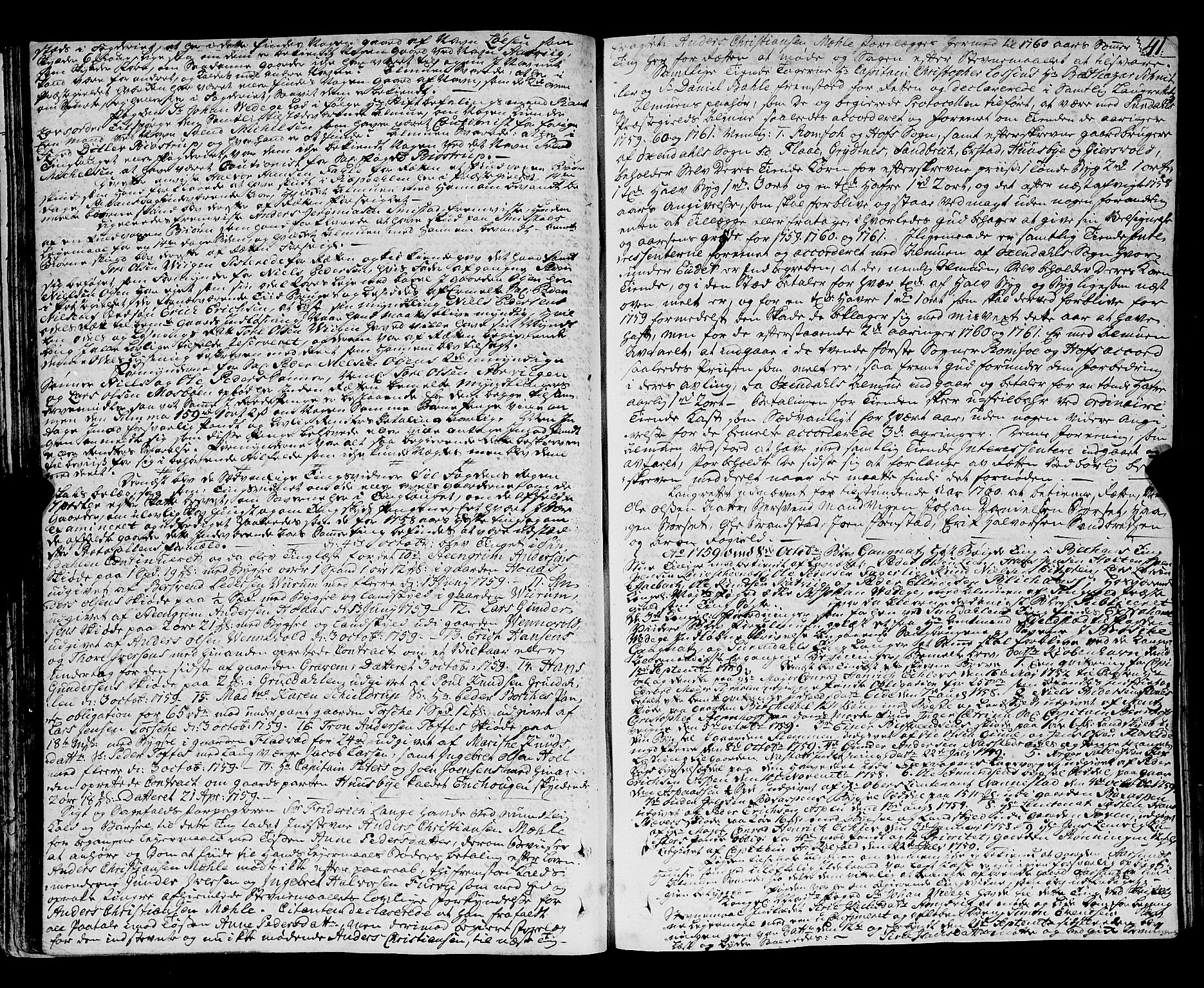 Nordmøre sorenskriveri, SAT/A-4132/1/1/1A/L0024: Tingbok nr. 23a, 1758-1766, p. 41
