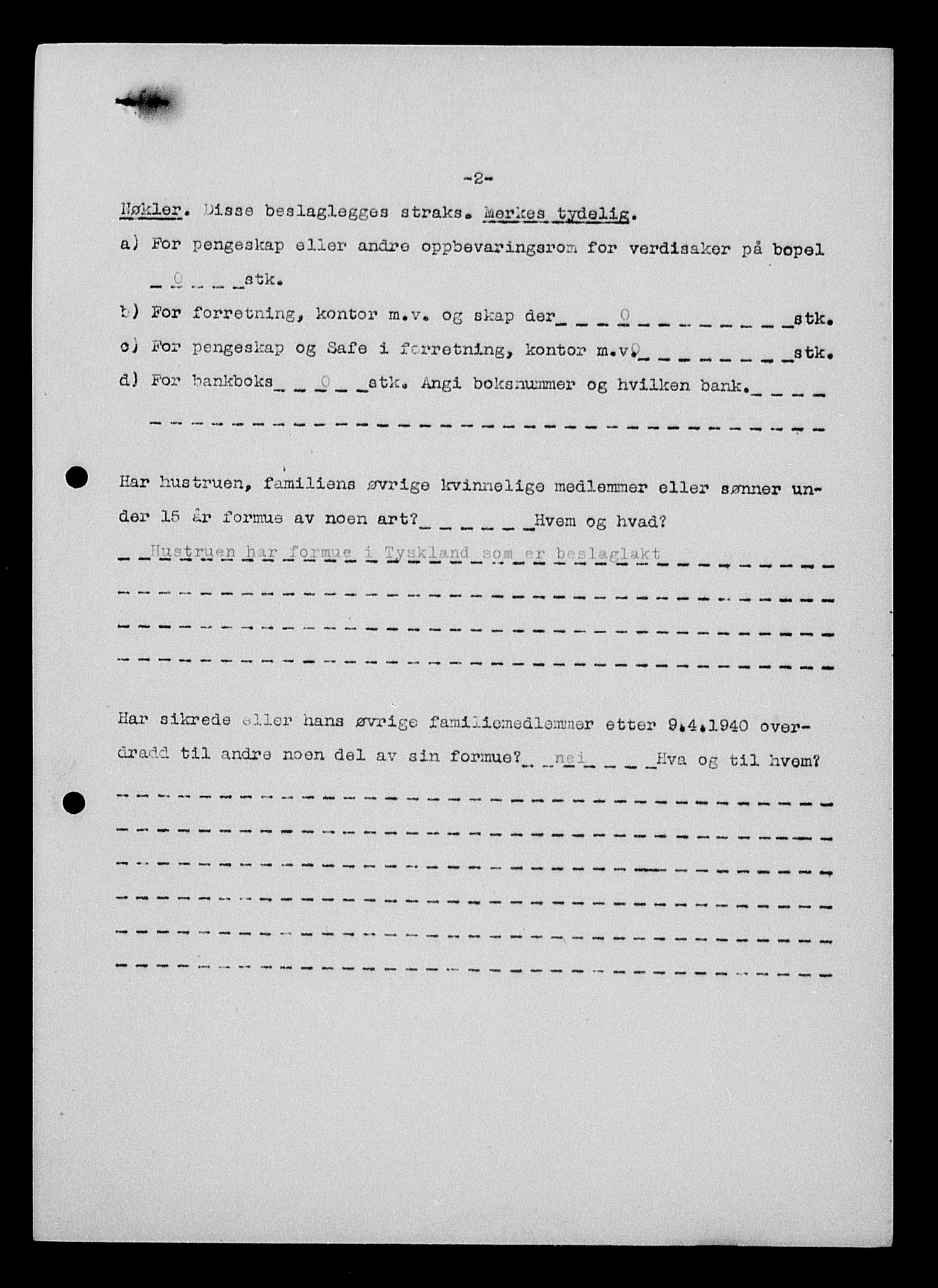 Justisdepartementet, Tilbakeføringskontoret for inndratte formuer, AV/RA-S-1564/H/Hc/Hcd/L1005: --, 1945-1947, p. 193