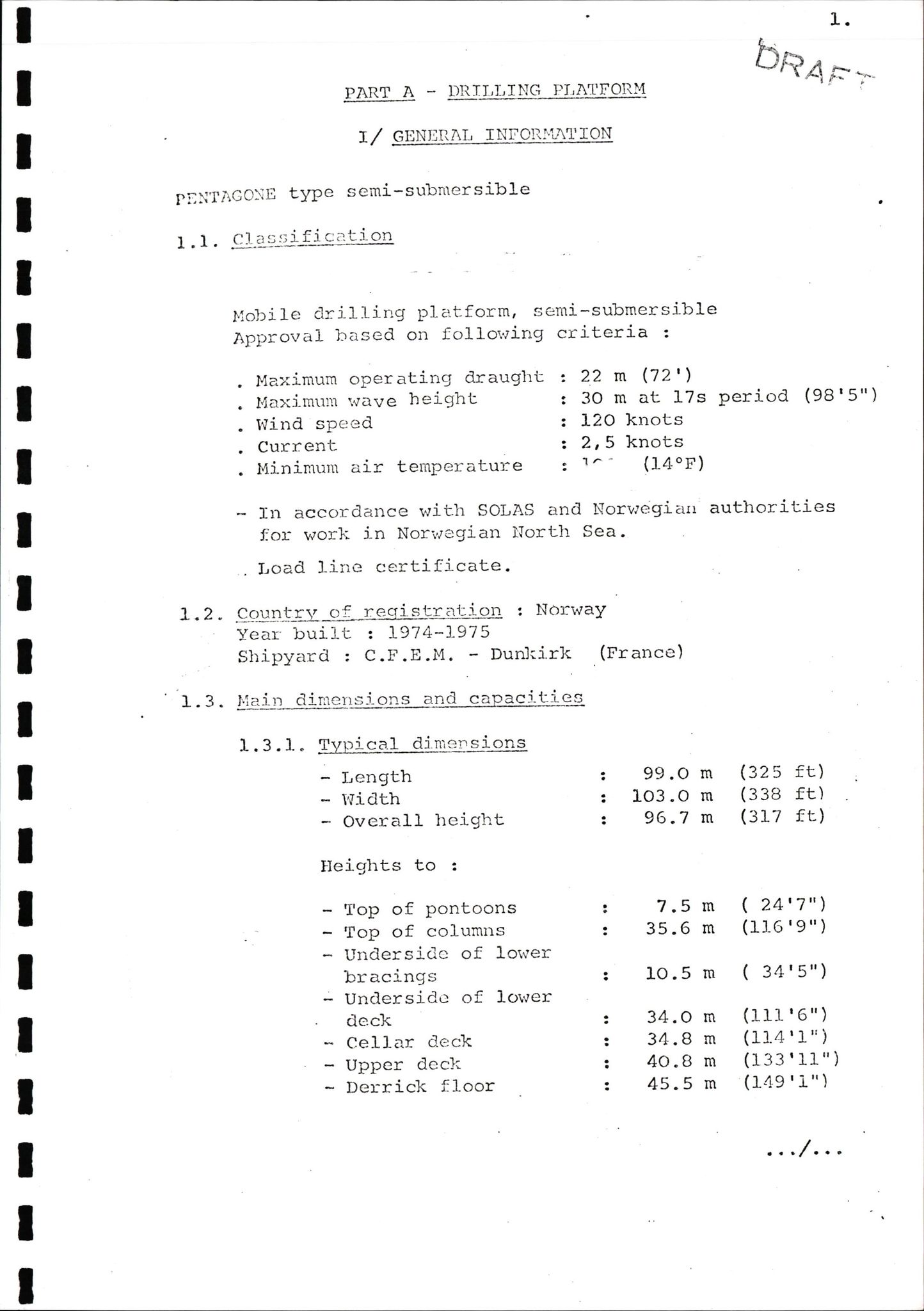 Pa 1503 - Stavanger Drilling AS, AV/SAST-A-101906/2/E/Eb/Eba/L0001: Sak og korrespondanse, 1974-1980