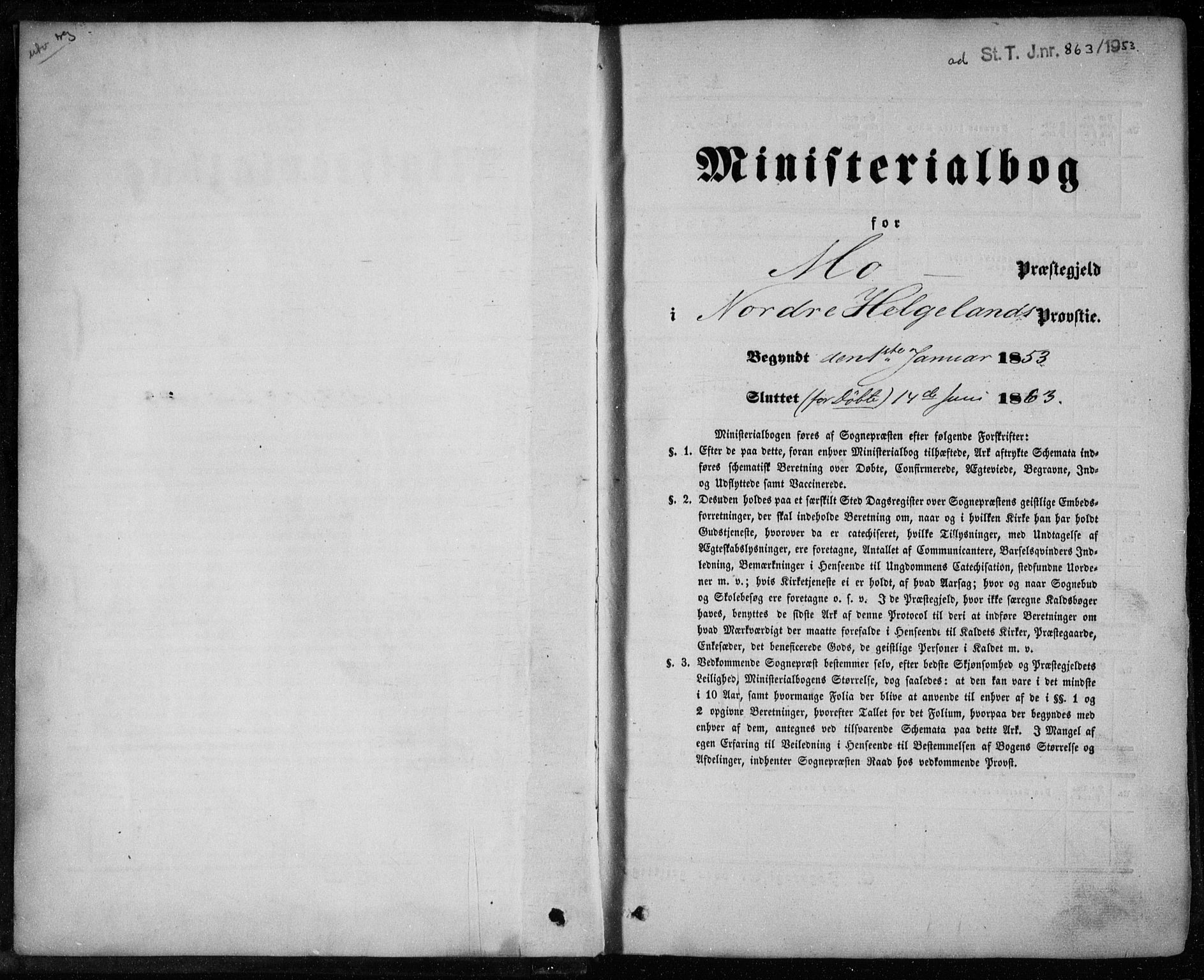 Ministerialprotokoller, klokkerbøker og fødselsregistre - Nordland, AV/SAT-A-1459/827/L0392: Parish register (official) no. 827A04, 1853-1866