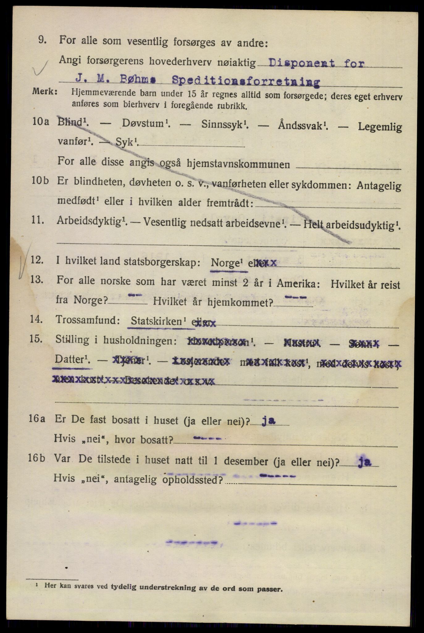 SAO, 1920 census for Kristiania, 1920, p. 654276