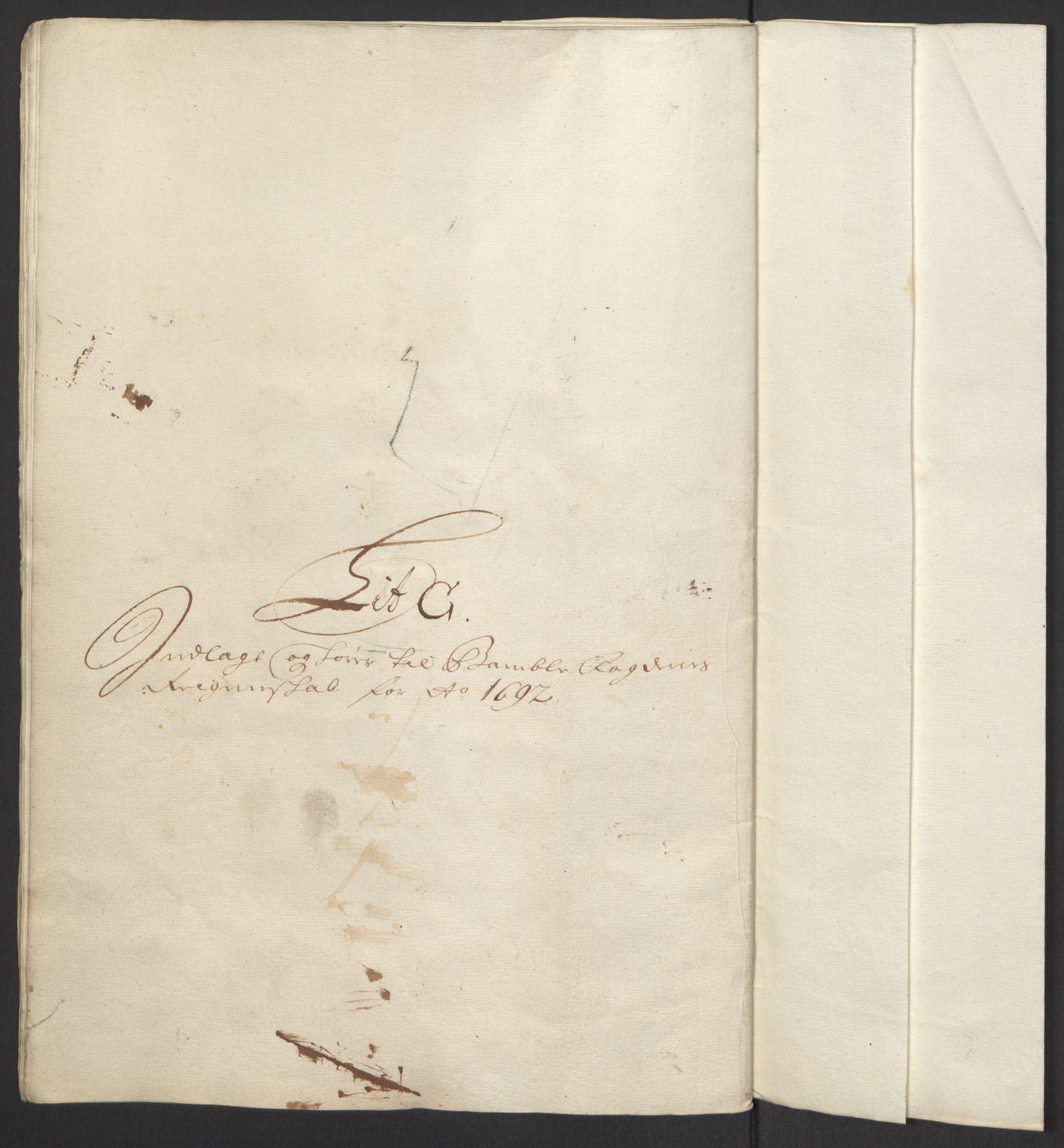 Rentekammeret inntil 1814, Reviderte regnskaper, Fogderegnskap, RA/EA-4092/R34/L2052: Fogderegnskap Bamble, 1692-1693, p. 57