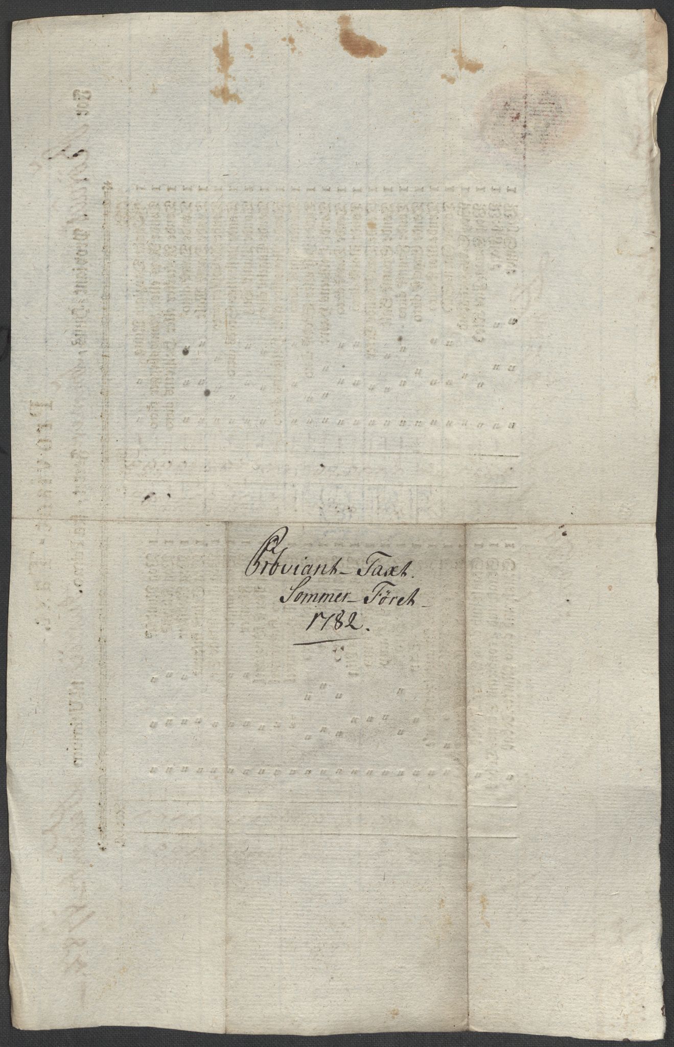 Røros kobberverk, SAT/PA-0211/1/12/L0021: 12.20.9 Provianttakster, 1765-1824, p. 73
