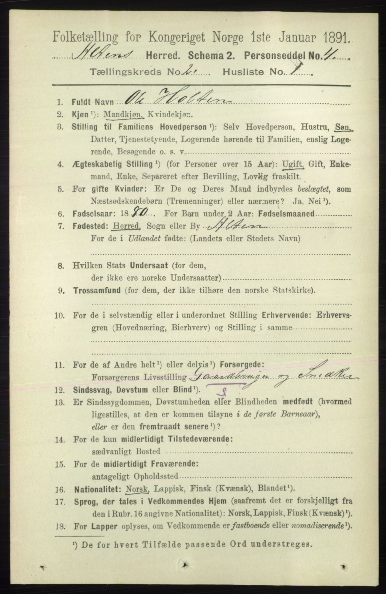 RA, 1891 census for 2012 Alta, 1891, p. 423