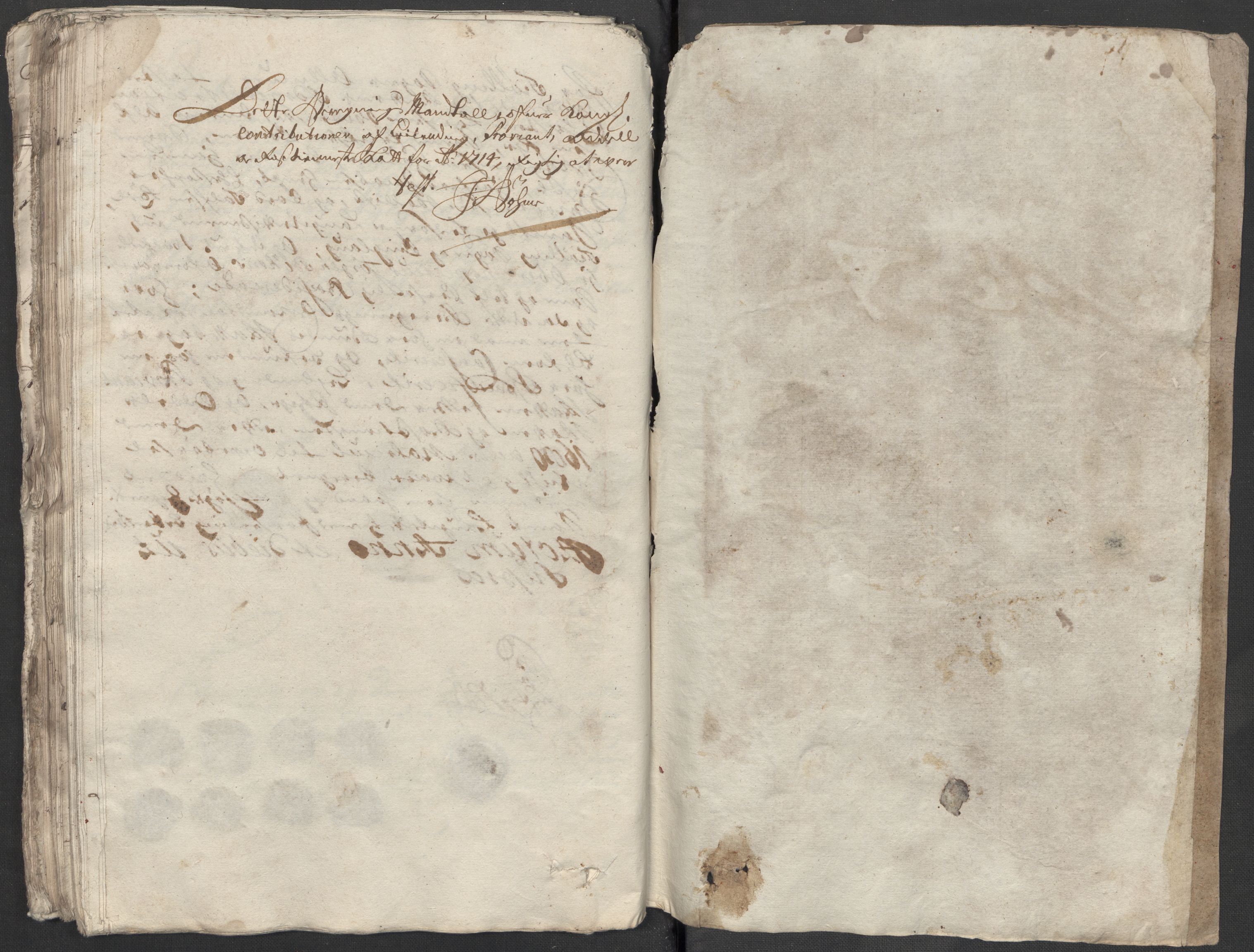 Rentekammeret inntil 1814, Reviderte regnskaper, Fogderegnskap, AV/RA-EA-4092/R33/L1986: Fogderegnskap Larvik grevskap, 1714-1715, p. 142