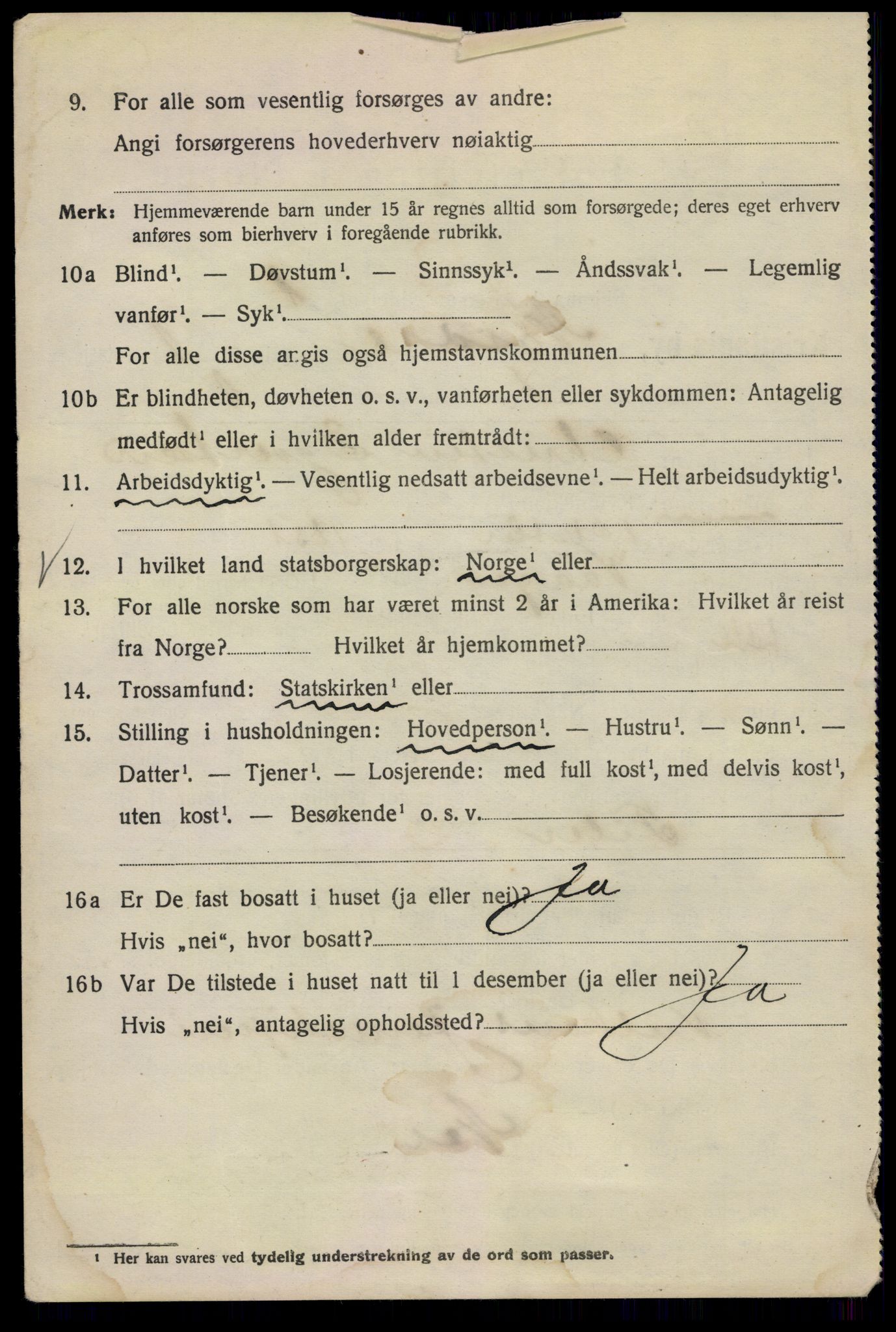 SAO, 1920 census for Kristiania, 1920, p. 424694