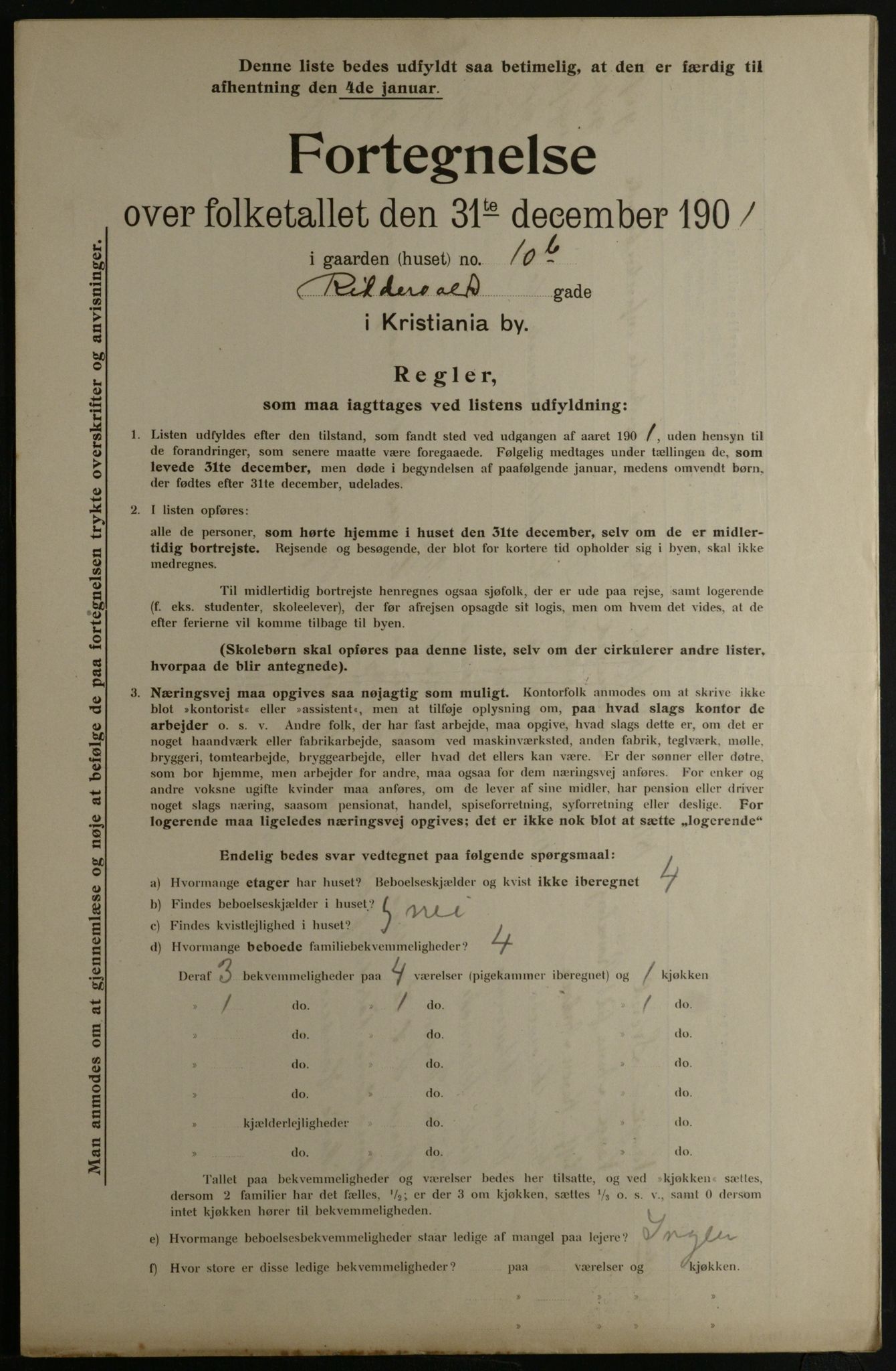 OBA, Municipal Census 1901 for Kristiania, 1901, p. 12758