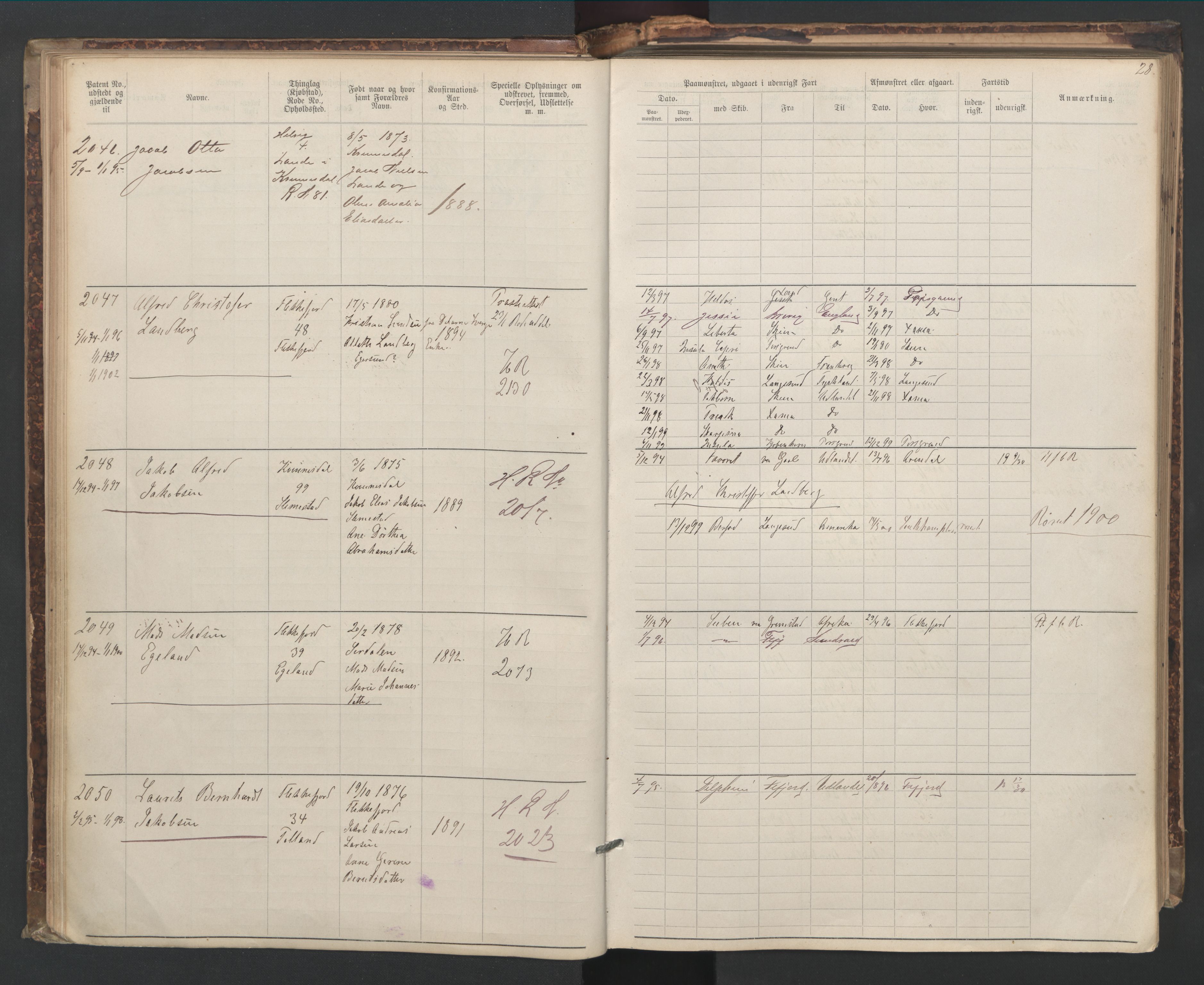 Flekkefjord mønstringskrets, SAK/2031-0018/F/Fa/L0006: Annotasjonsrulle nr 1916-2964 med register, Æ-3, 1891-1948, p. 57