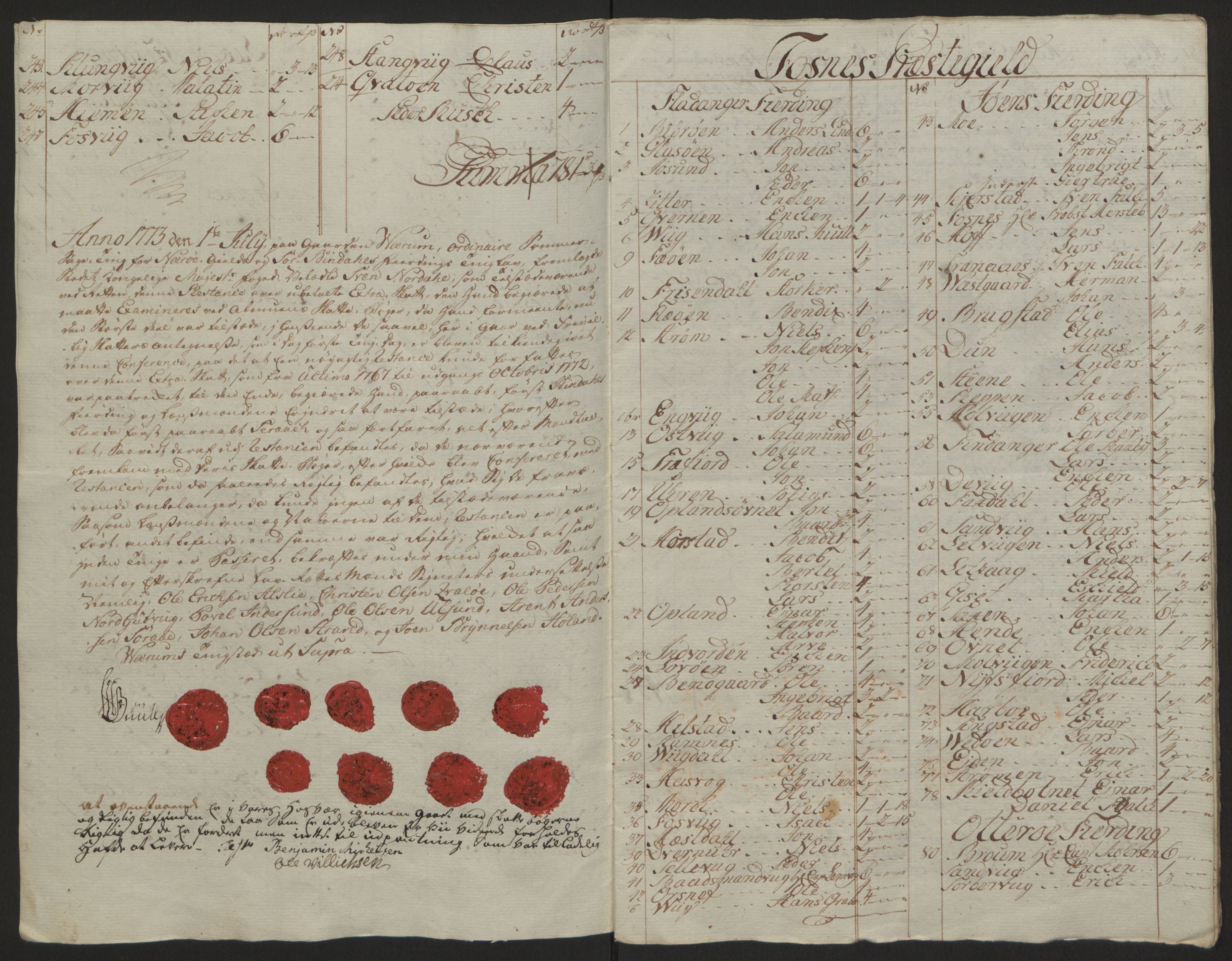 Rentekammeret inntil 1814, Reviderte regnskaper, Fogderegnskap, AV/RA-EA-4092/R64/L4502: Ekstraskatten Namdal, 1762-1772, p. 457