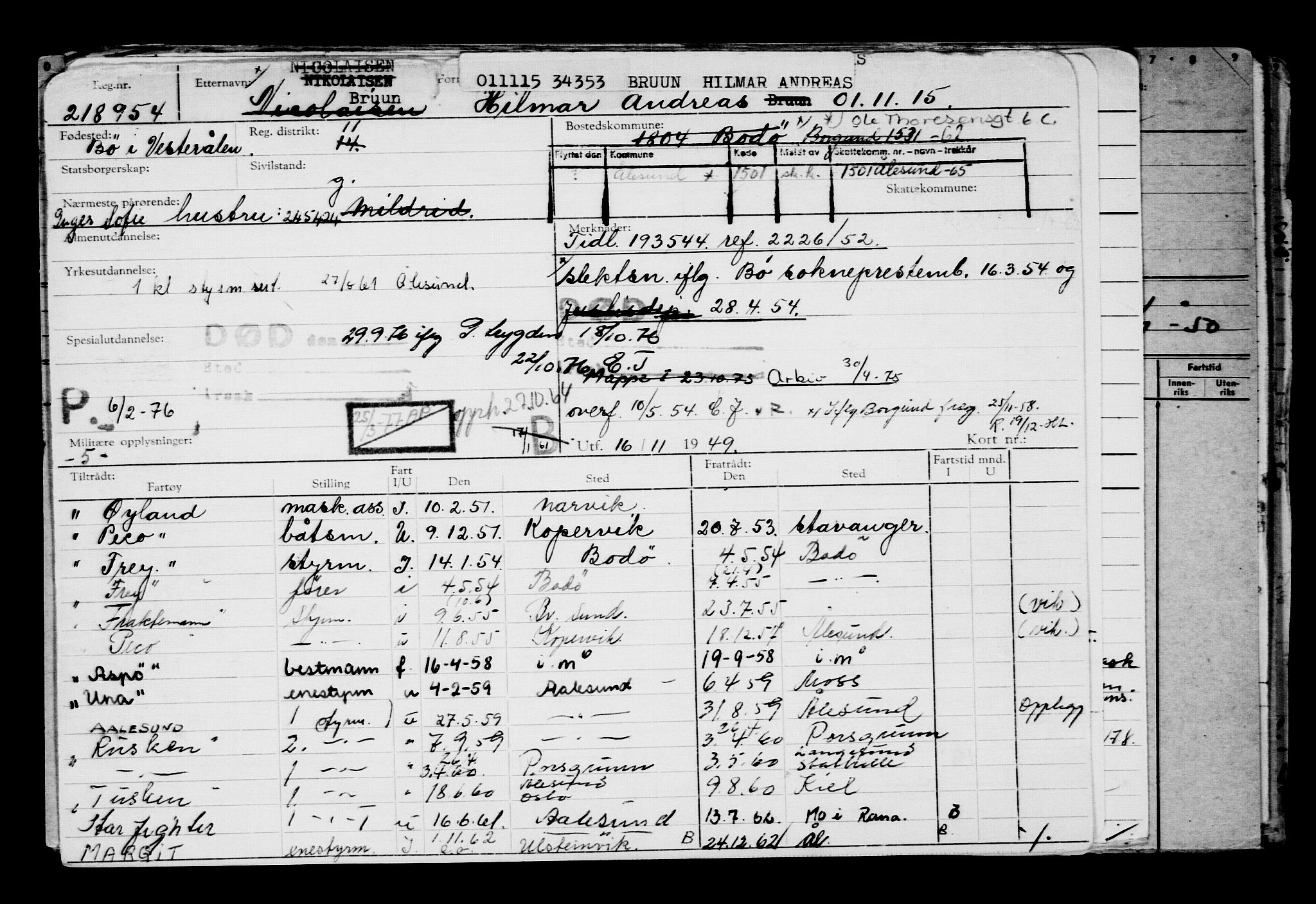 Direktoratet for sjømenn, AV/RA-S-3545/G/Gb/L0134: Hovedkort, 1915, p. 276