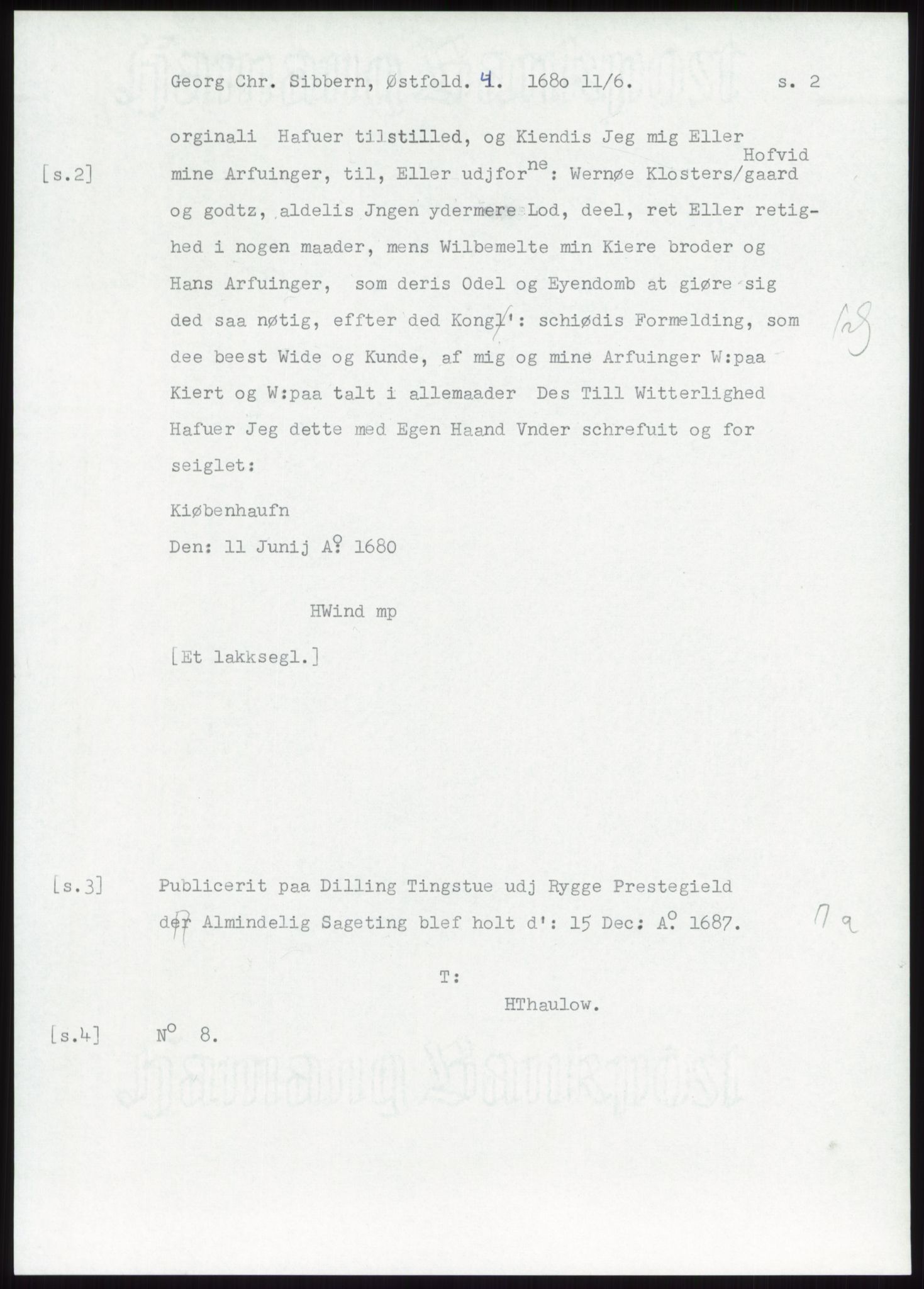 Samlinger til kildeutgivelse, Diplomavskriftsamlingen, AV/RA-EA-4053/H/Ha, p. 914