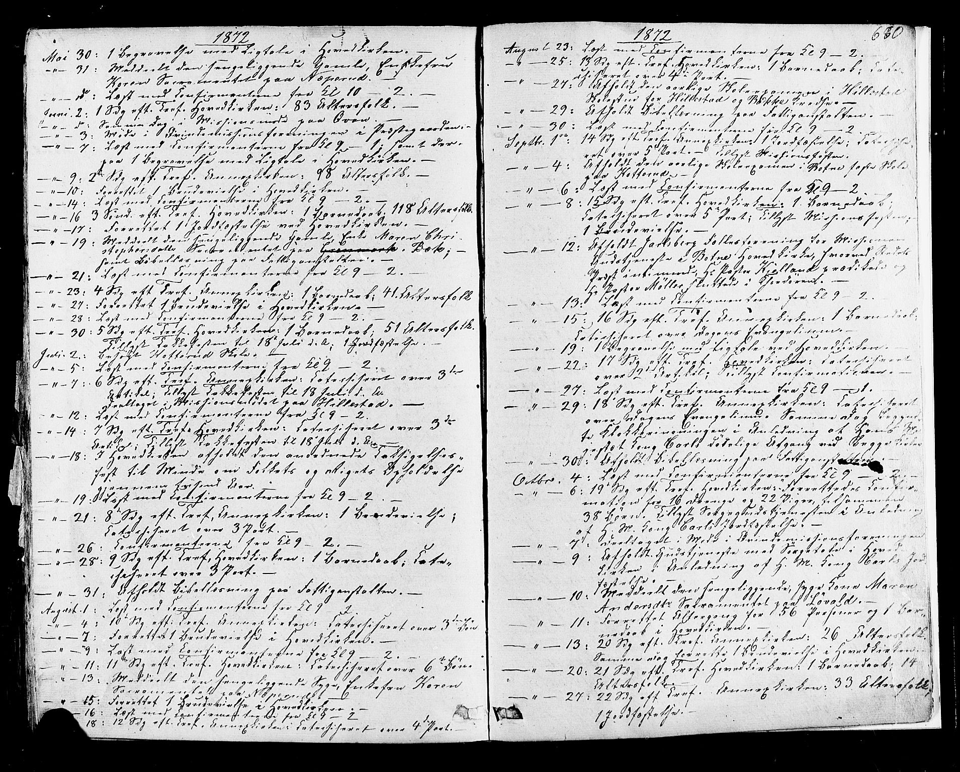 Botne kirkebøker, AV/SAKO-A-340/F/Fa/L0006: Parish register (official) no. I 6, 1836-1877, p. 680