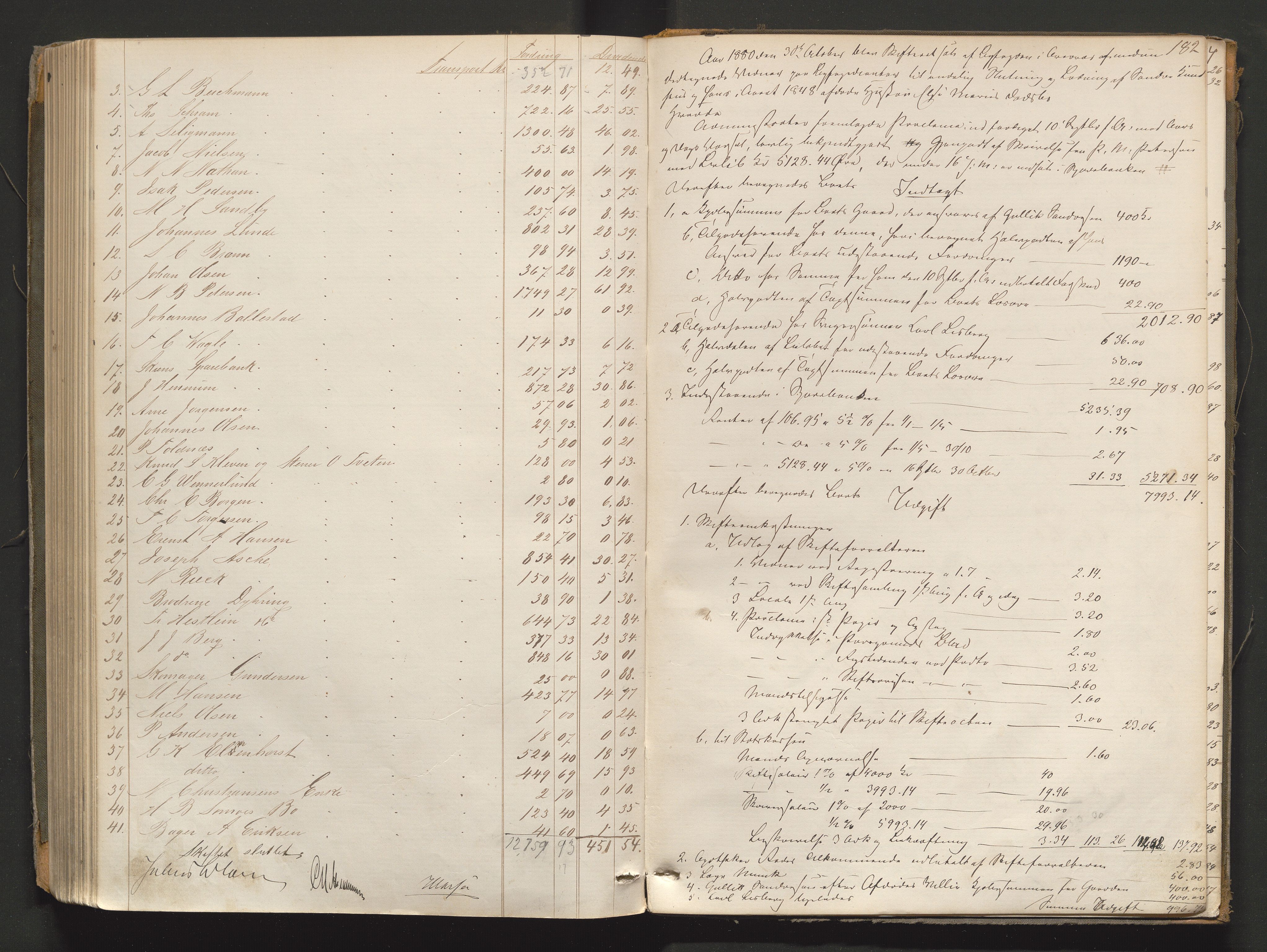 Porsgrunn byfogd, AV/SAKO-A-106/H/Hb/L0009: Skifteprotokoll - E., 1863-1881, p. 181b-182a