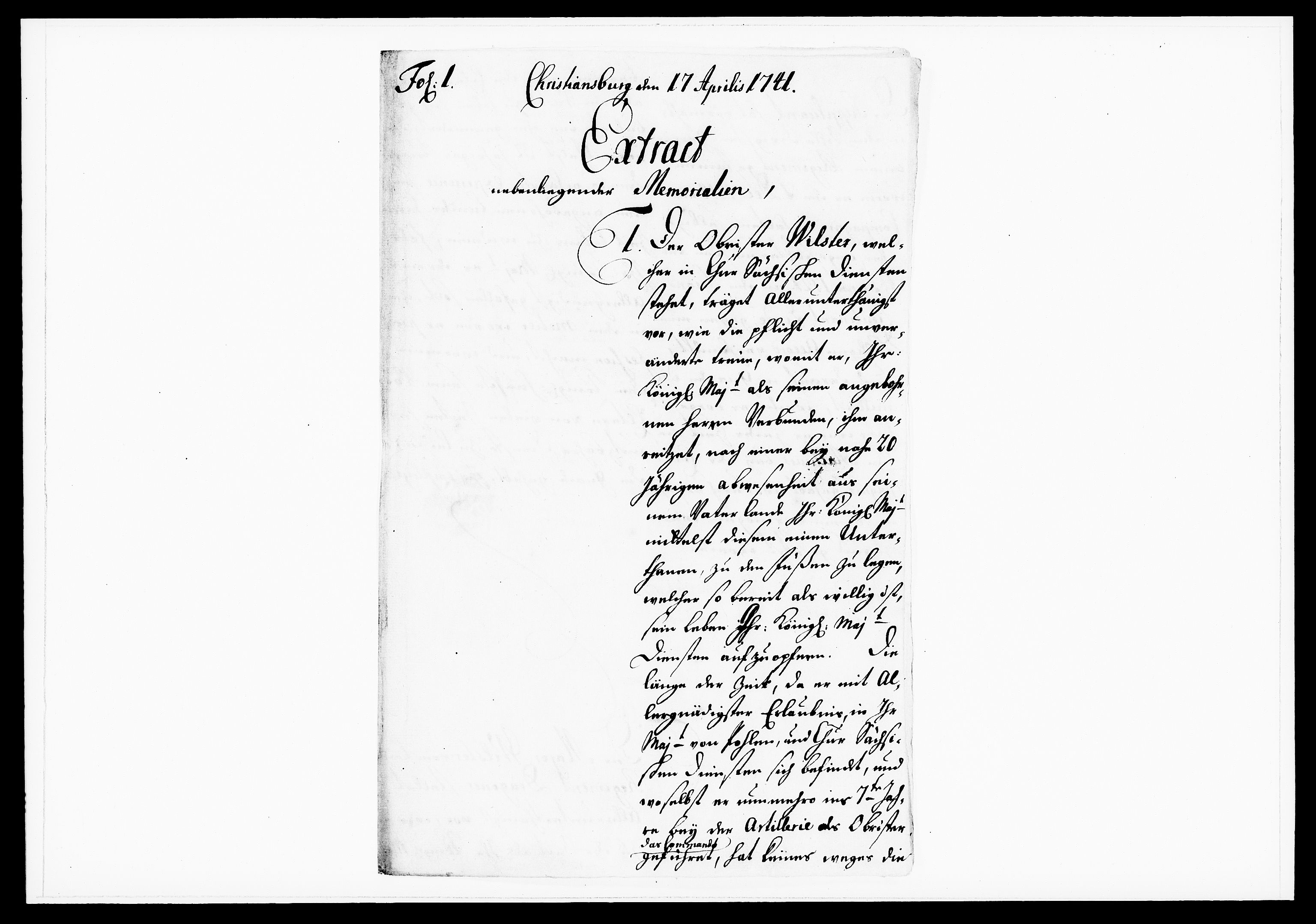 Krigskollegiet, Krigskancelliet, DRA/A-0006/-/1165-1170: Refererede sager, 1741, p. 120