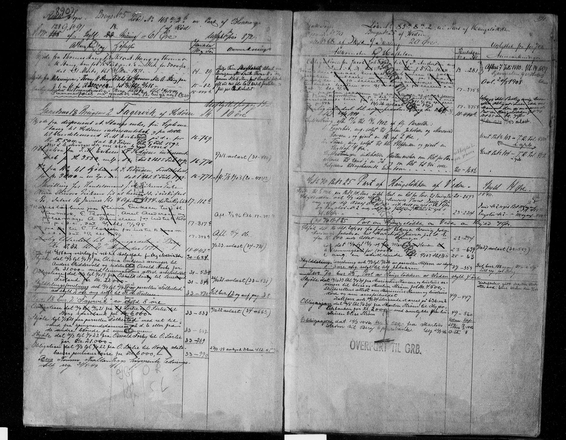 Idd og Marker sorenskriveri, AV/SAO-A-10283/G/Ga/Gac/L0004b: Mortgage register no. II 4b, 1848-1953, p. 890-891