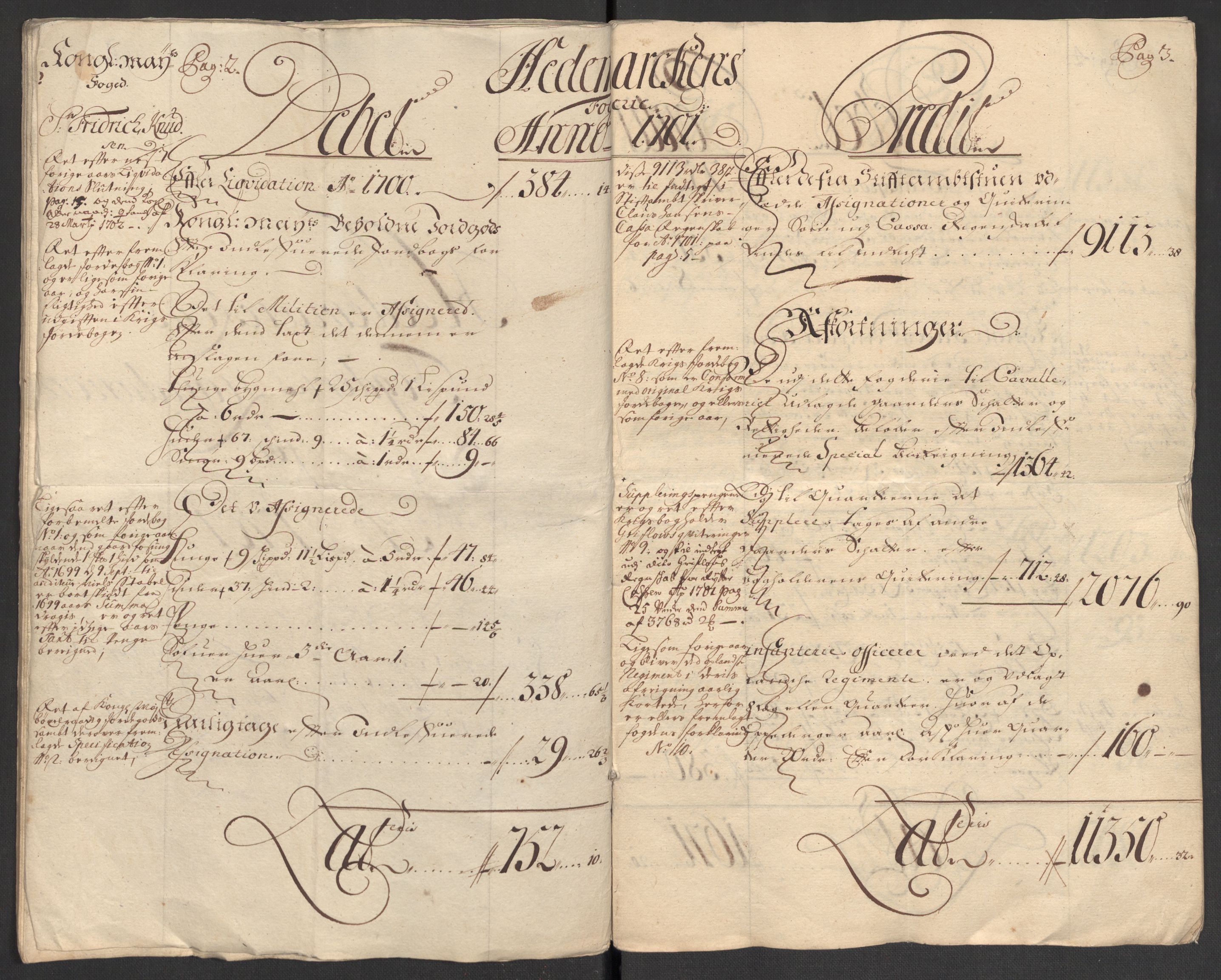 Rentekammeret inntil 1814, Reviderte regnskaper, Fogderegnskap, AV/RA-EA-4092/R16/L1040: Fogderegnskap Hedmark, 1701-1702, p. 25