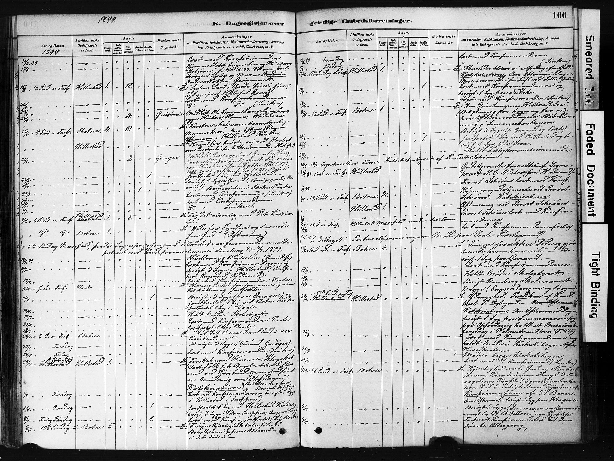 Botne kirkebøker, AV/SAKO-A-340/F/Fb/L0001: Parish register (official) no. II 1, 1878-1902, p. 166