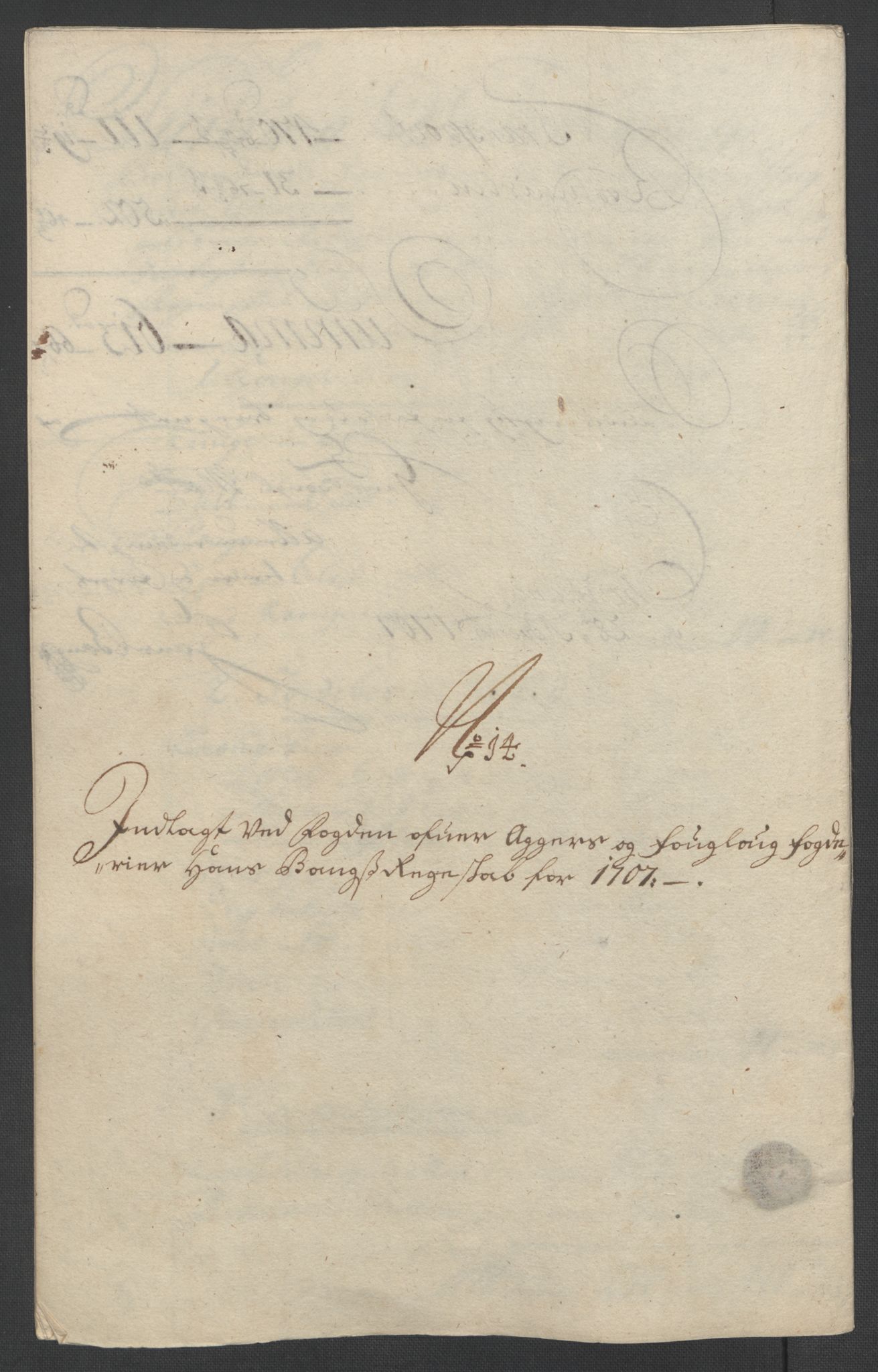 Rentekammeret inntil 1814, Reviderte regnskaper, Fogderegnskap, AV/RA-EA-4092/R10/L0447: Fogderegnskap Aker og Follo, 1707-1709, p. 137