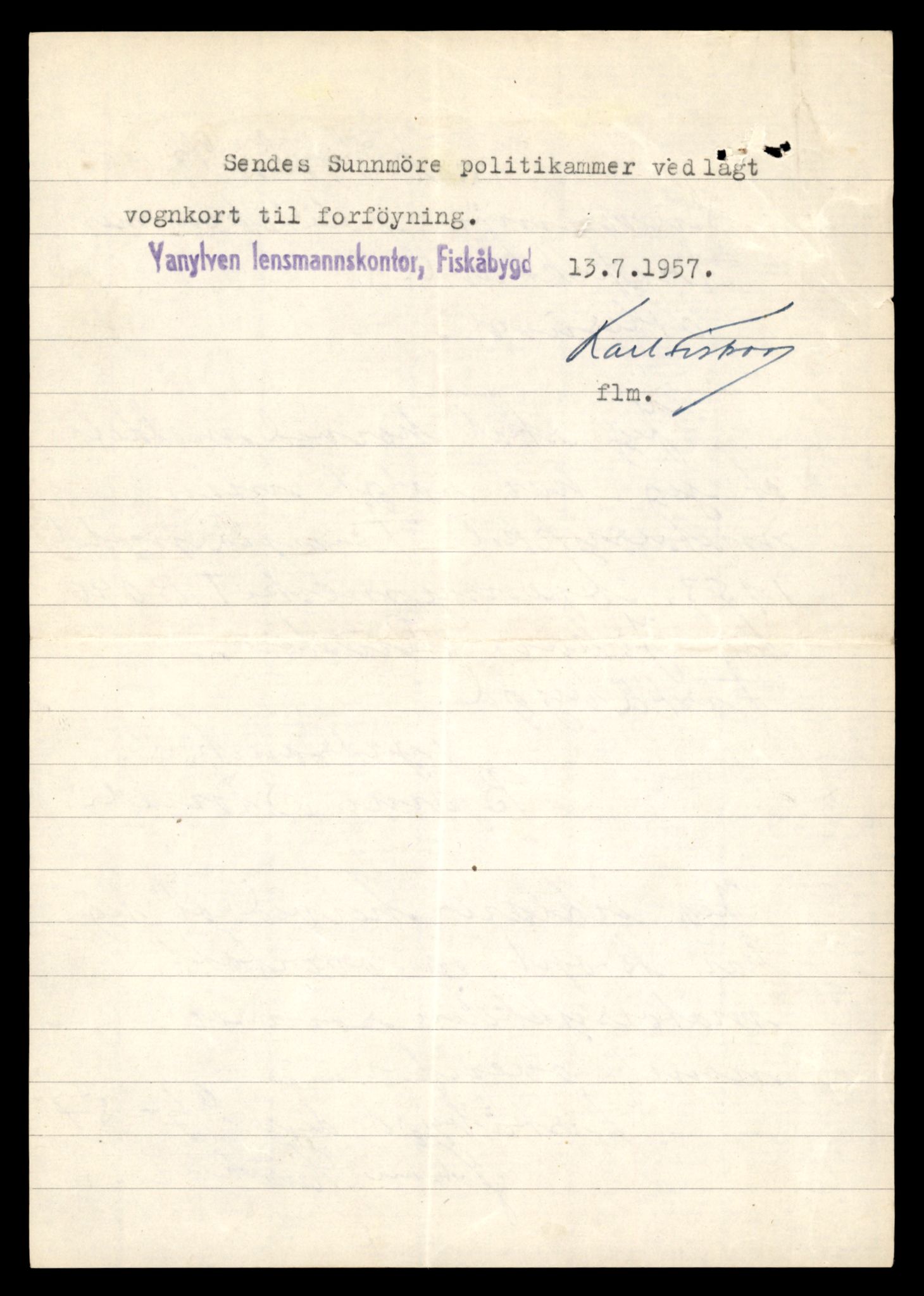 Møre og Romsdal vegkontor - Ålesund trafikkstasjon, AV/SAT-A-4099/F/Fe/L0037: Registreringskort for kjøretøy T 13031 - T 13179, 1927-1998, p. 380