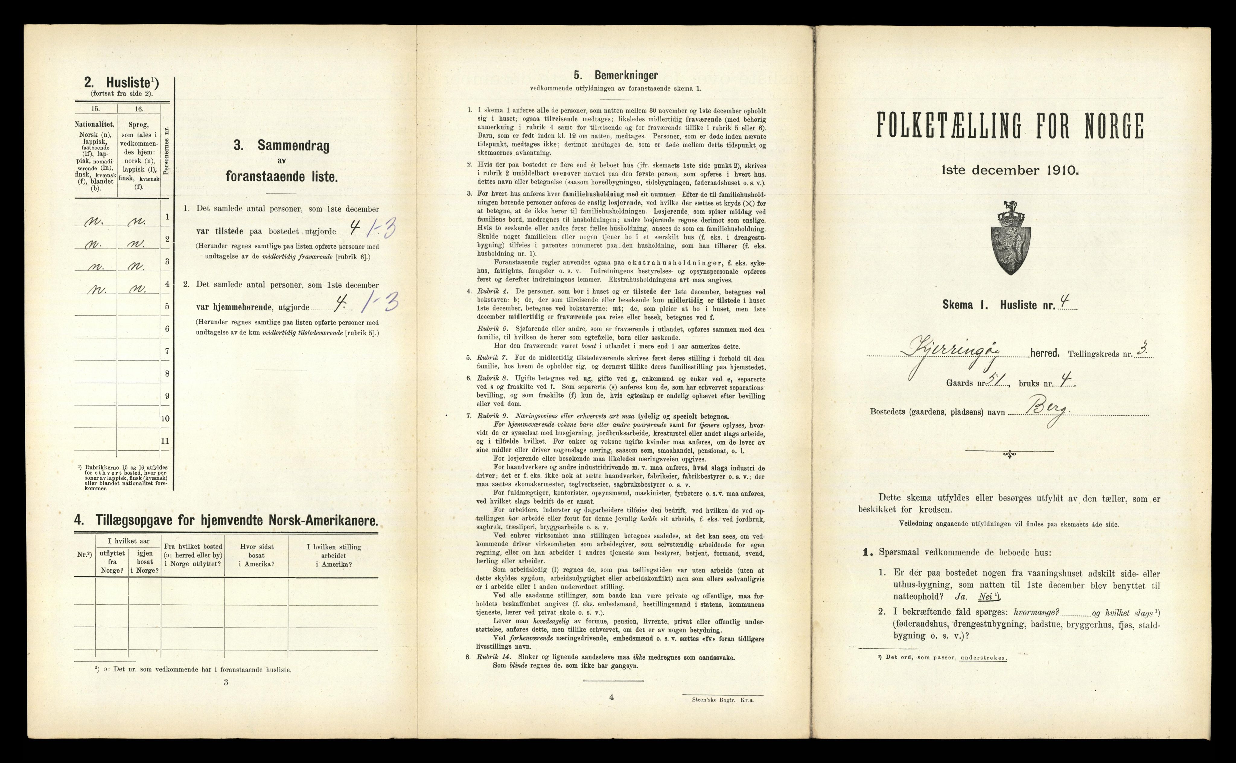 RA, 1910 census for Kjerringøy, 1910, p. 193