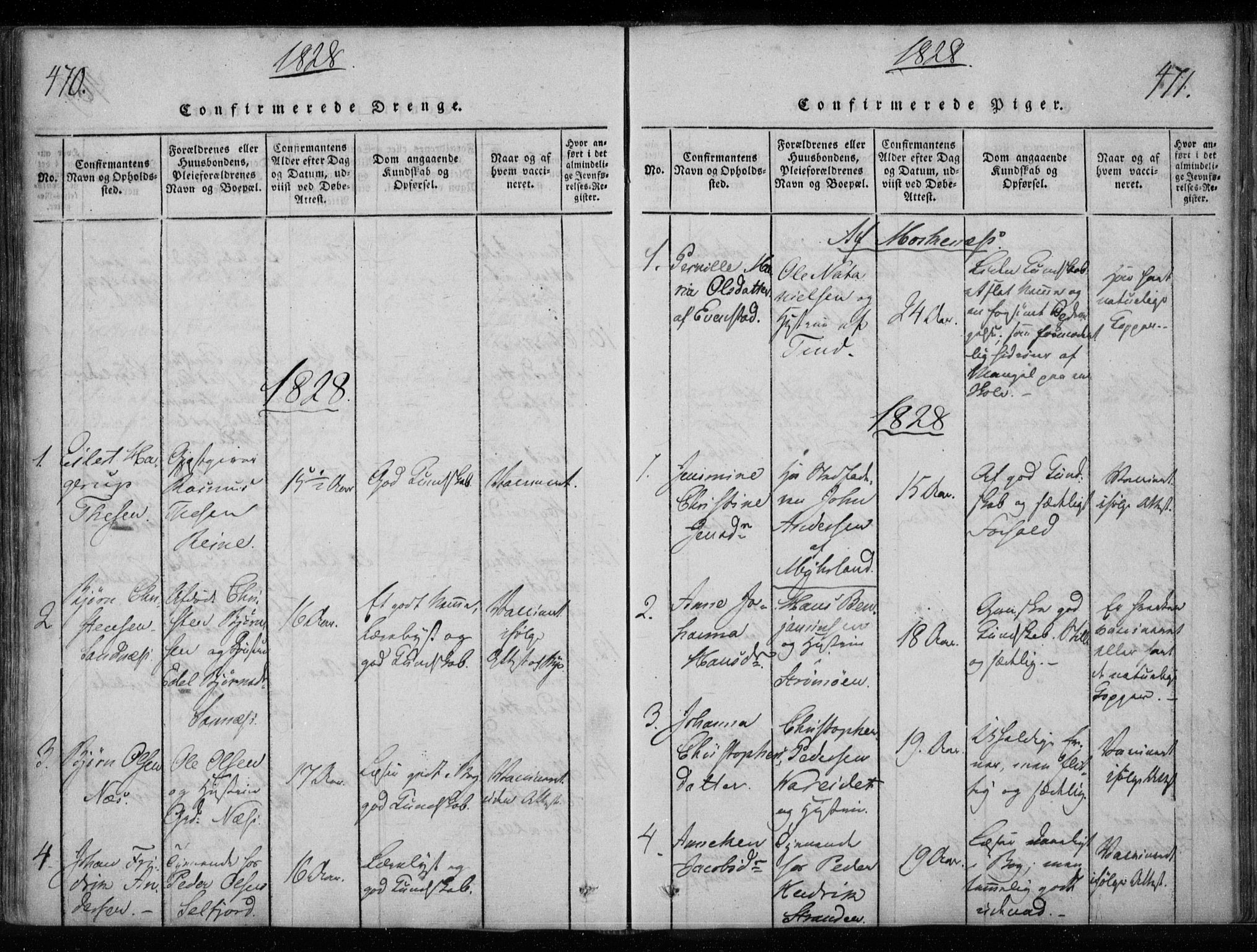 Ministerialprotokoller, klokkerbøker og fødselsregistre - Nordland, AV/SAT-A-1459/885/L1201: Parish register (official) no. 885A02, 1820-1837, p. 471-472