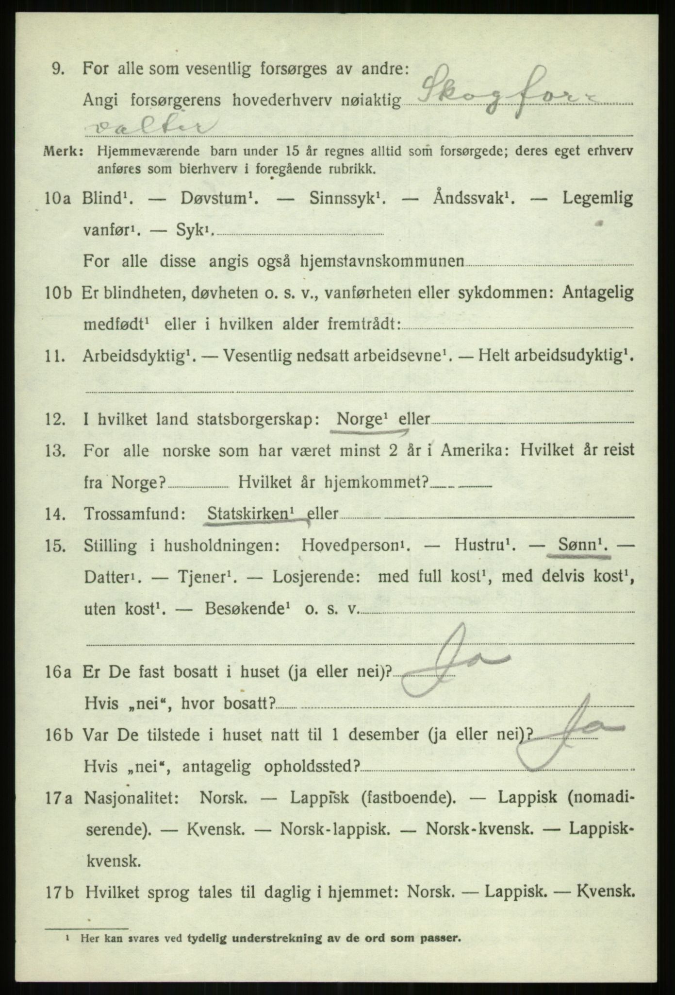 SATØ, 1920 census for Målselv, 1920, p. 3808