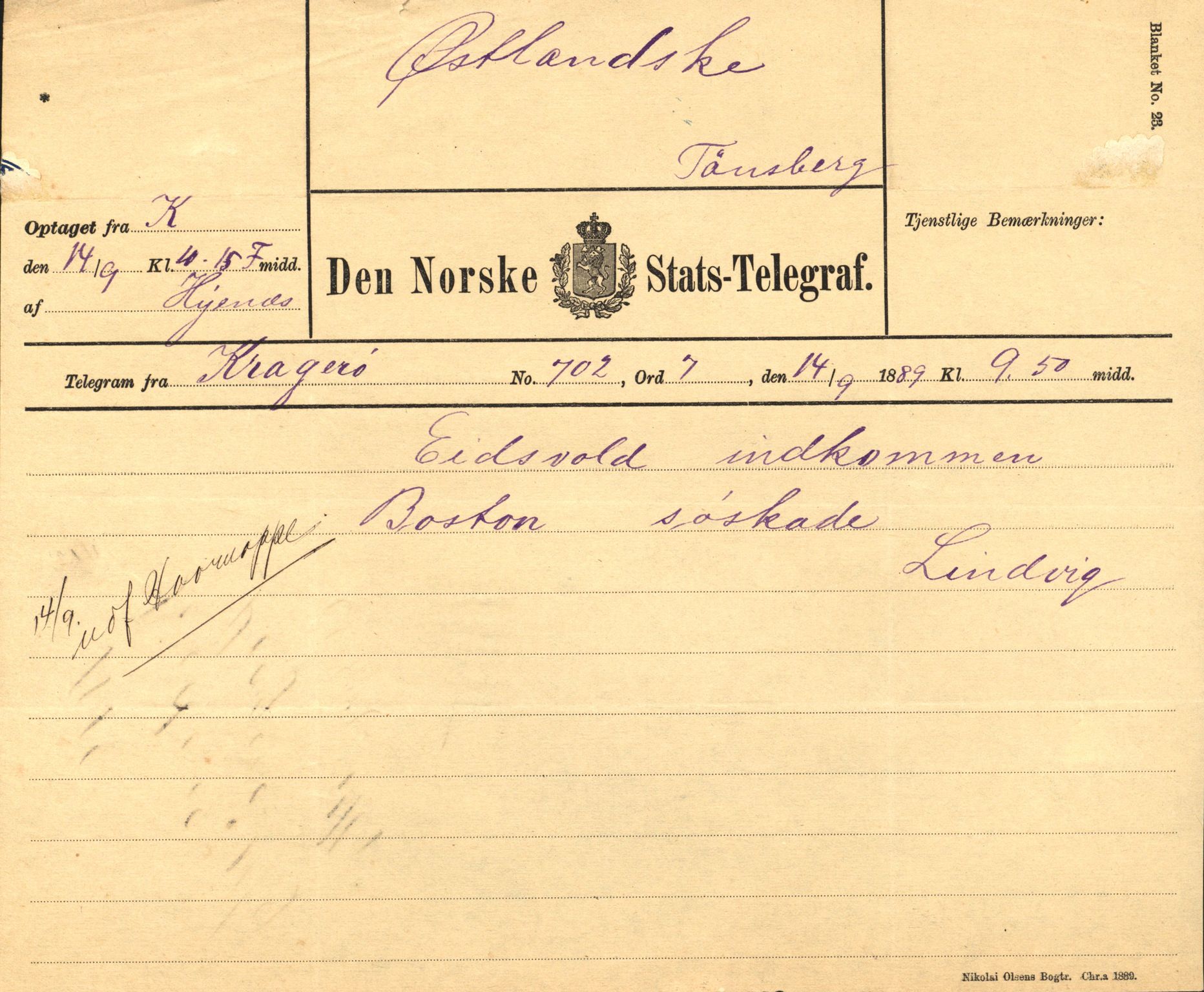 Pa 63 - Østlandske skibsassuranceforening, VEMU/A-1079/G/Ga/L0023/0010: Havaridokumenter / Johannes Rød, Deodata, Eidsvold, Bothnia, Brillant, 1889, p. 34
