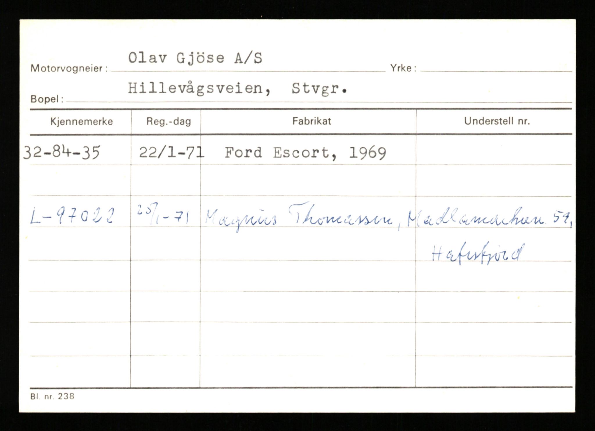 Stavanger trafikkstasjon, AV/SAST-A-101942/0/G/L0011: Registreringsnummer: 240000 - 363477, 1930-1971, p. 2369