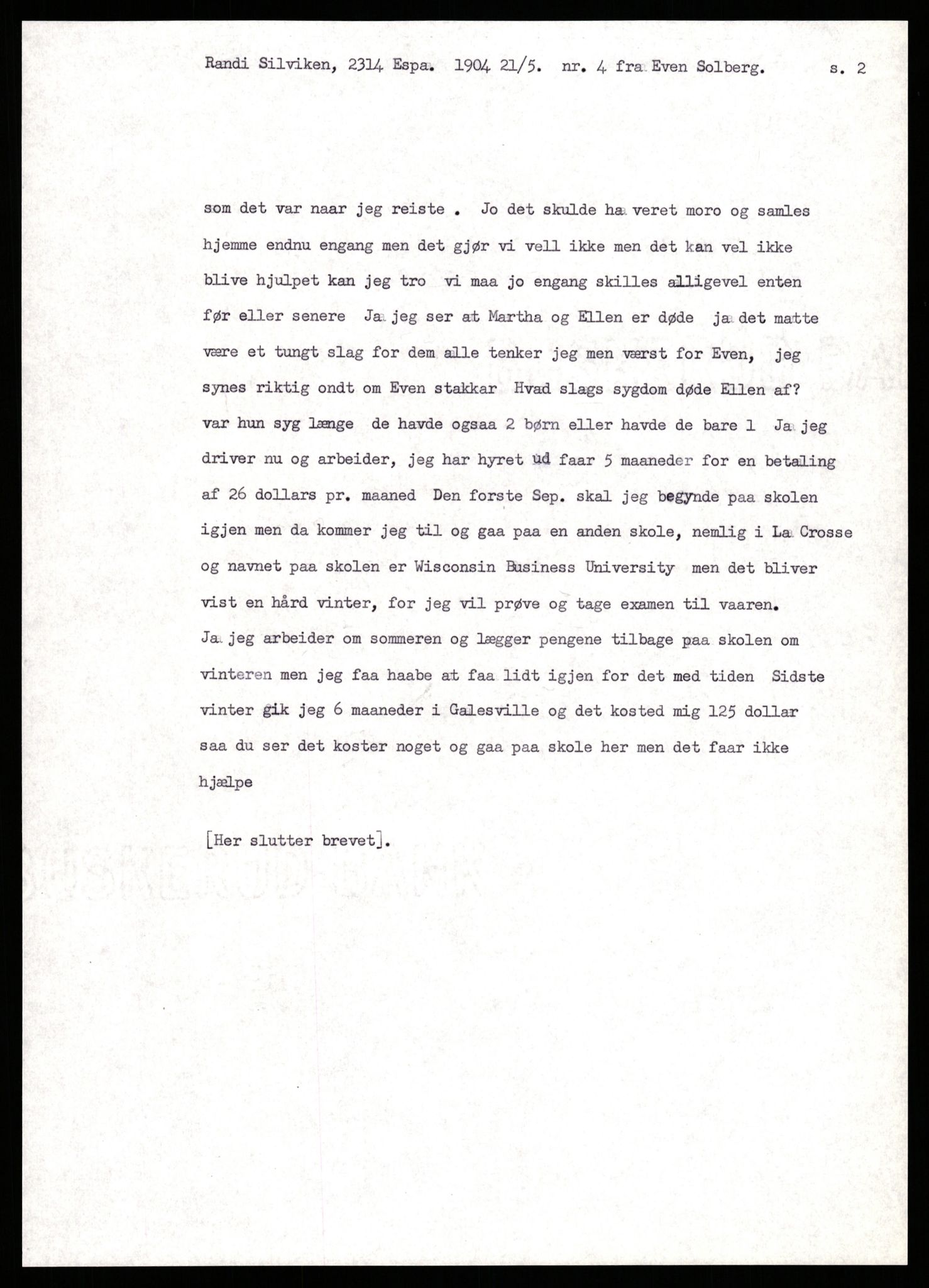 Samlinger til kildeutgivelse, Amerikabrevene, AV/RA-EA-4057/F/L0009: Innlån fra Hedmark: Statsarkivet i Hamar - Wærenskjold, 1838-1914, p. 199