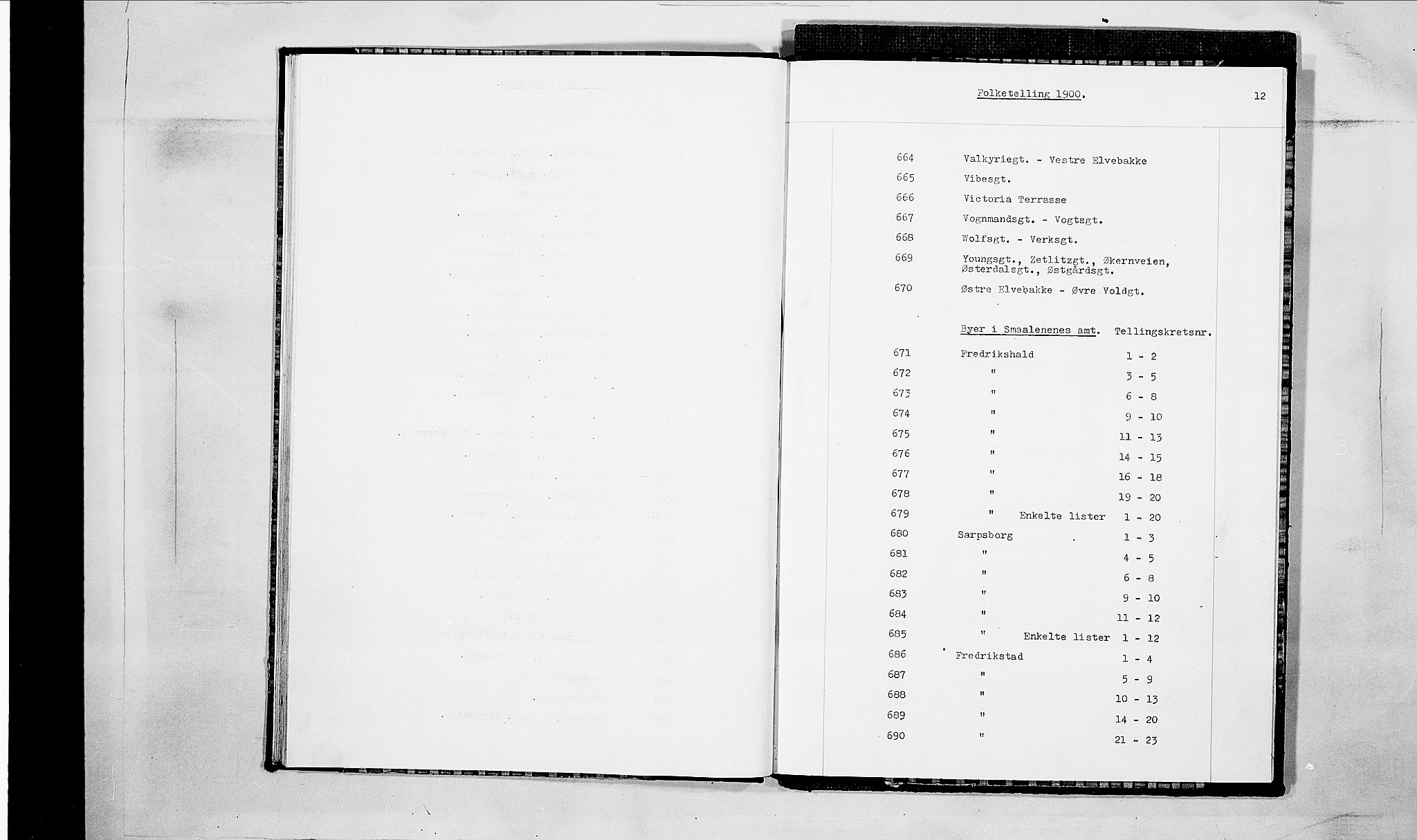 SAO, 1900 census for Sarpsborg, 1900