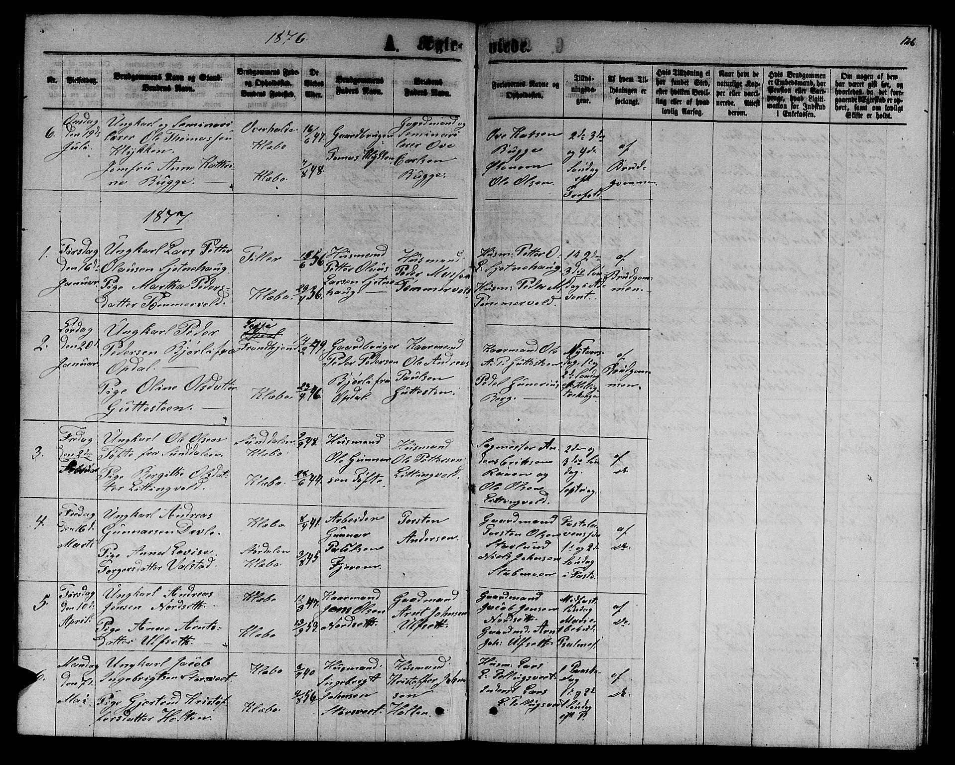 Ministerialprotokoller, klokkerbøker og fødselsregistre - Sør-Trøndelag, SAT/A-1456/618/L0451: Parish register (copy) no. 618C02, 1865-1883, p. 126