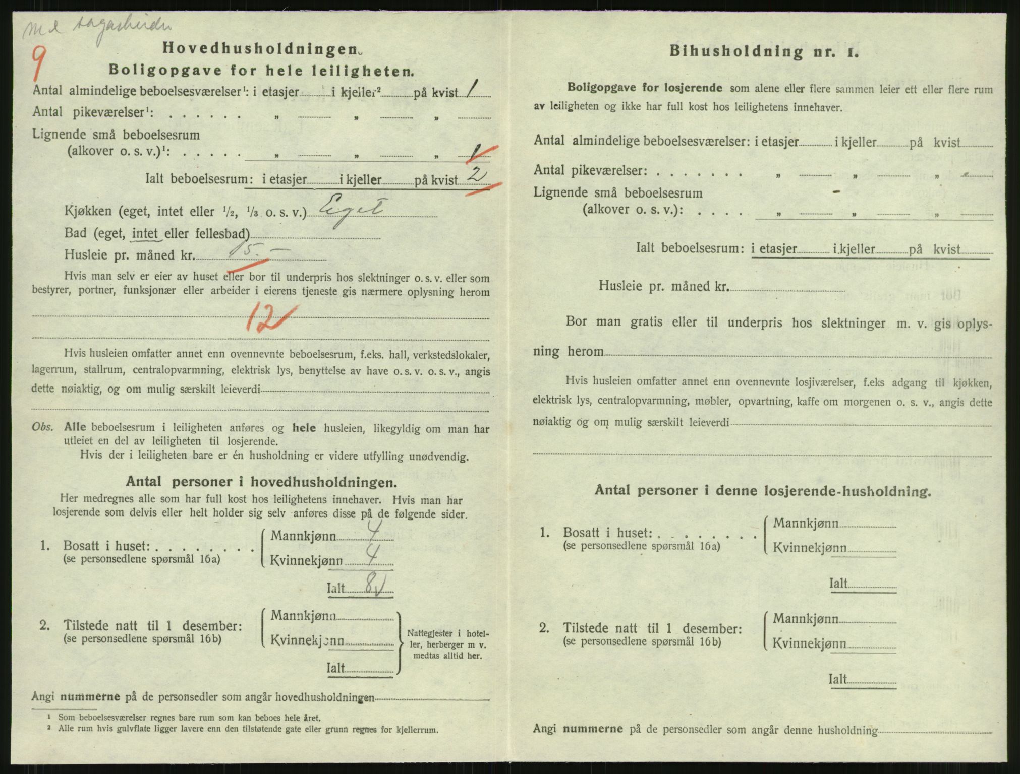 SAT, 1920 census for Namsos, 1920, p. 1048