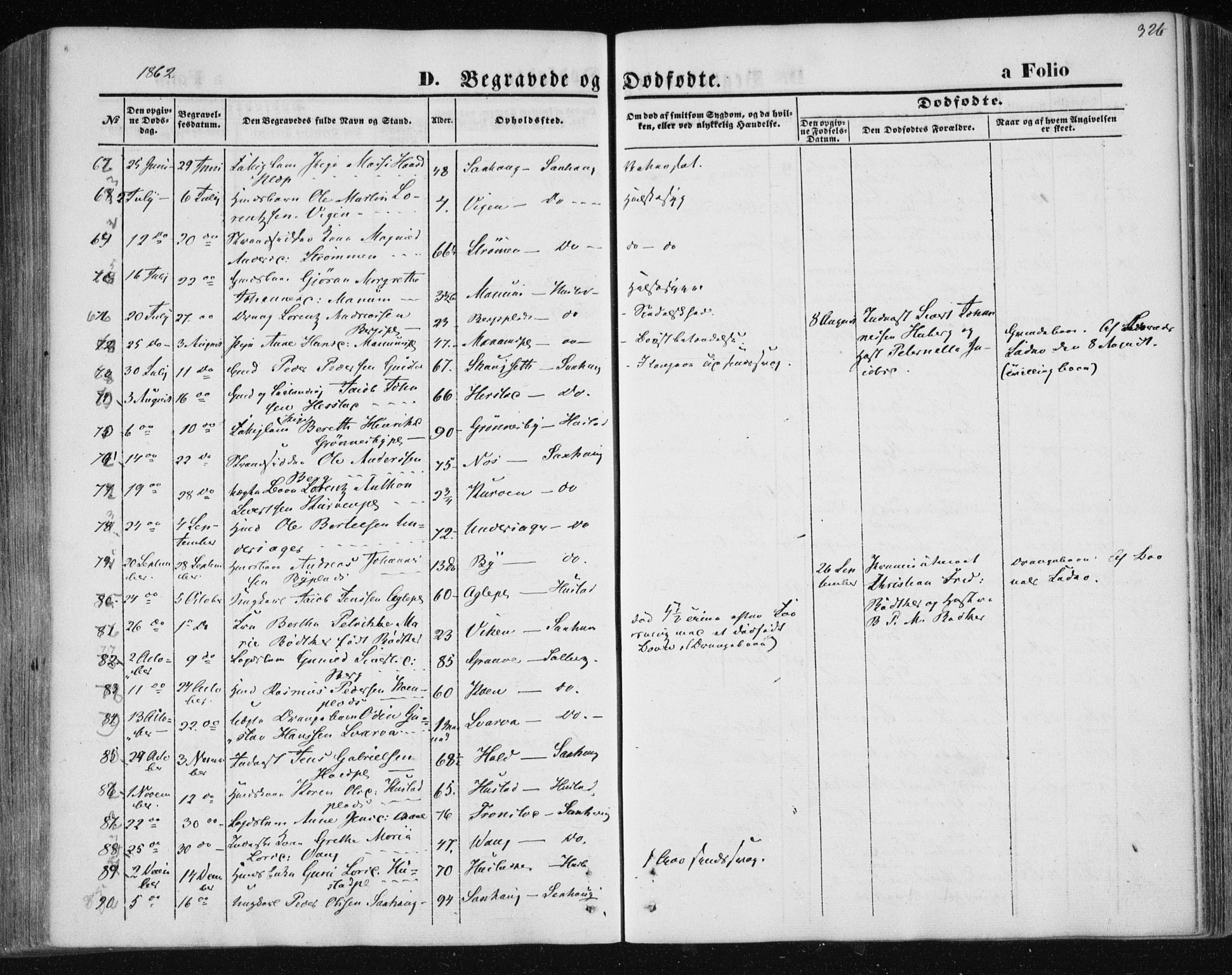 Ministerialprotokoller, klokkerbøker og fødselsregistre - Nord-Trøndelag, SAT/A-1458/730/L0283: Parish register (official) no. 730A08, 1855-1865, p. 326