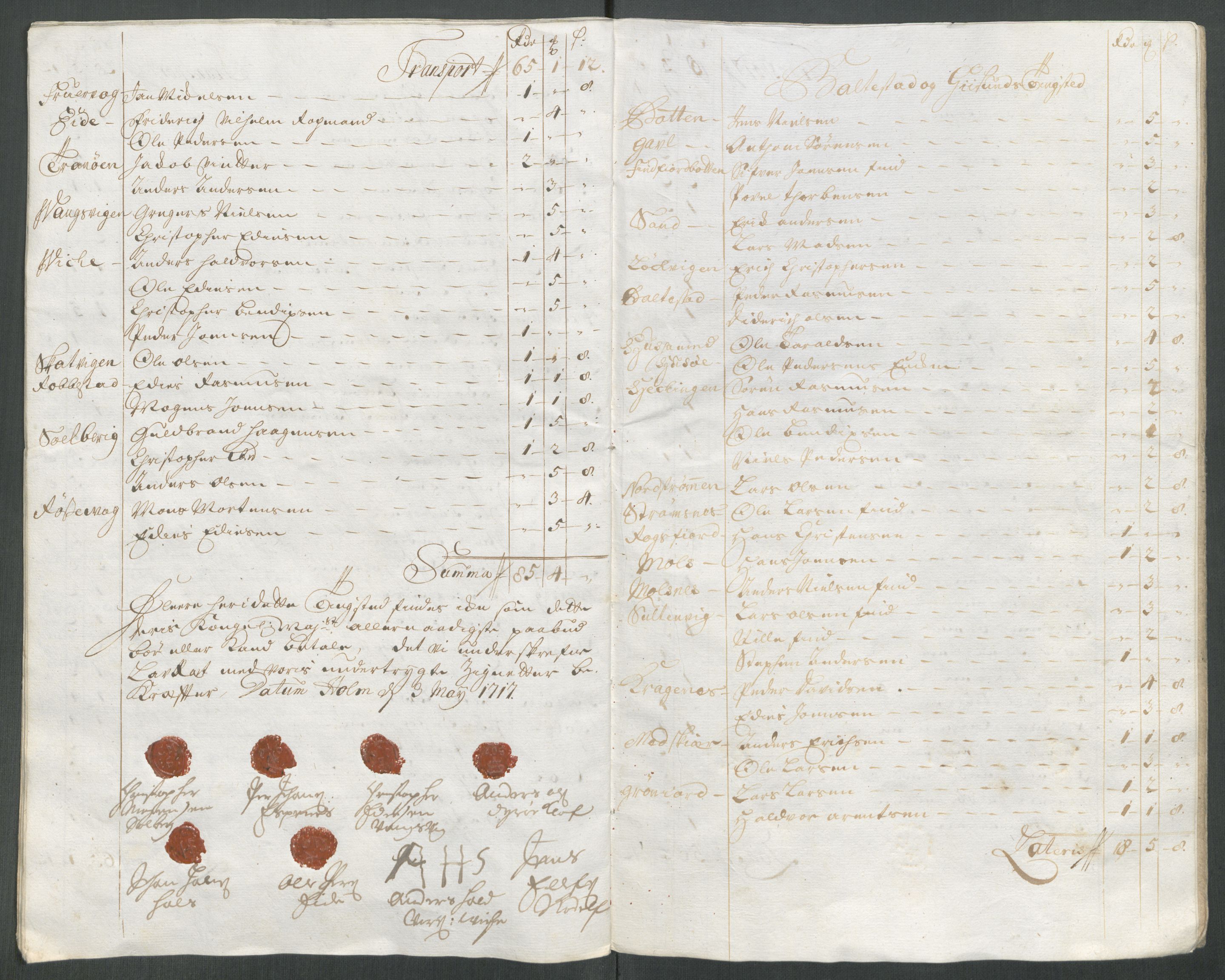 Rentekammeret inntil 1814, Reviderte regnskaper, Fogderegnskap, AV/RA-EA-4092/R68/L4763: Fogderegnskap Senja og Troms, 1717, p. 166