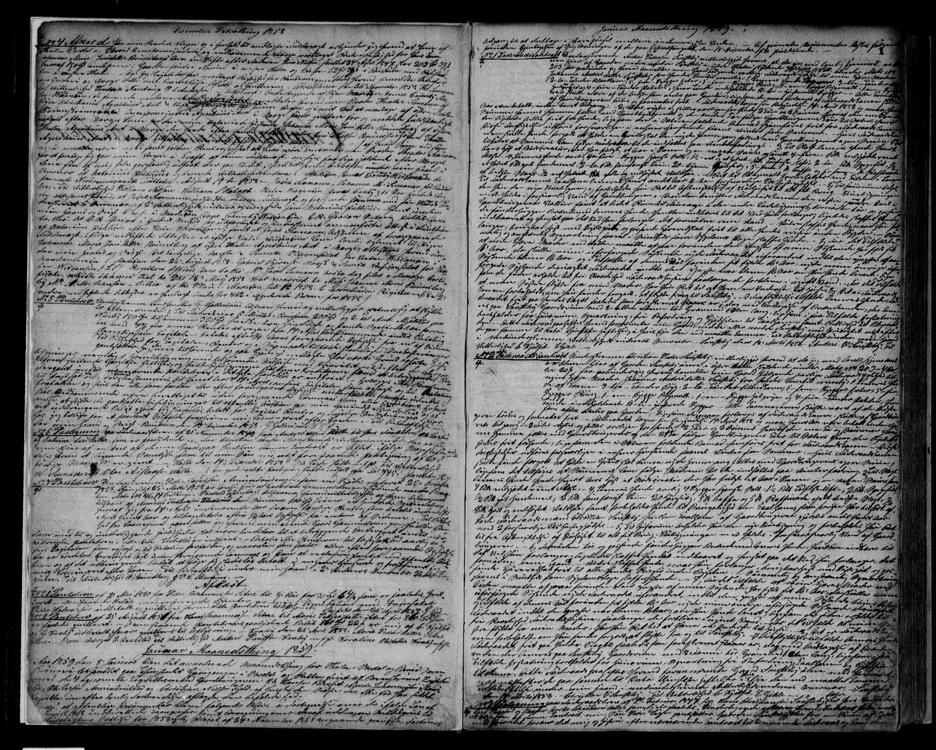 Toten tingrett, AV/SAH-TING-006/H/Hb/Hba/L0010a: Mortgage book no. 10a, 1858-1861, p. 1